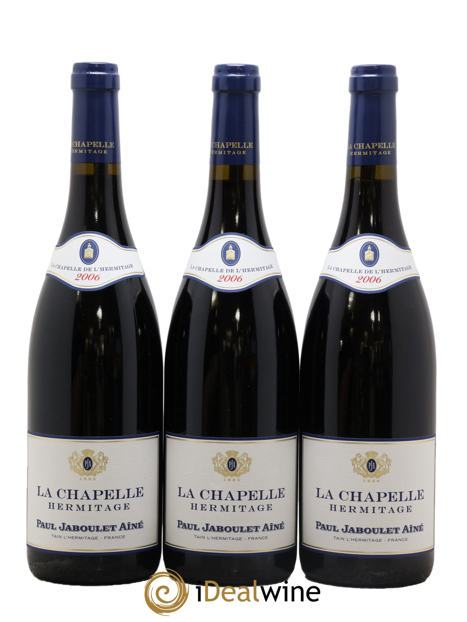 Hermitage La Chapelle Paul Jaboulet Ainé 2006 - Lot de 3 bouteilles - 0