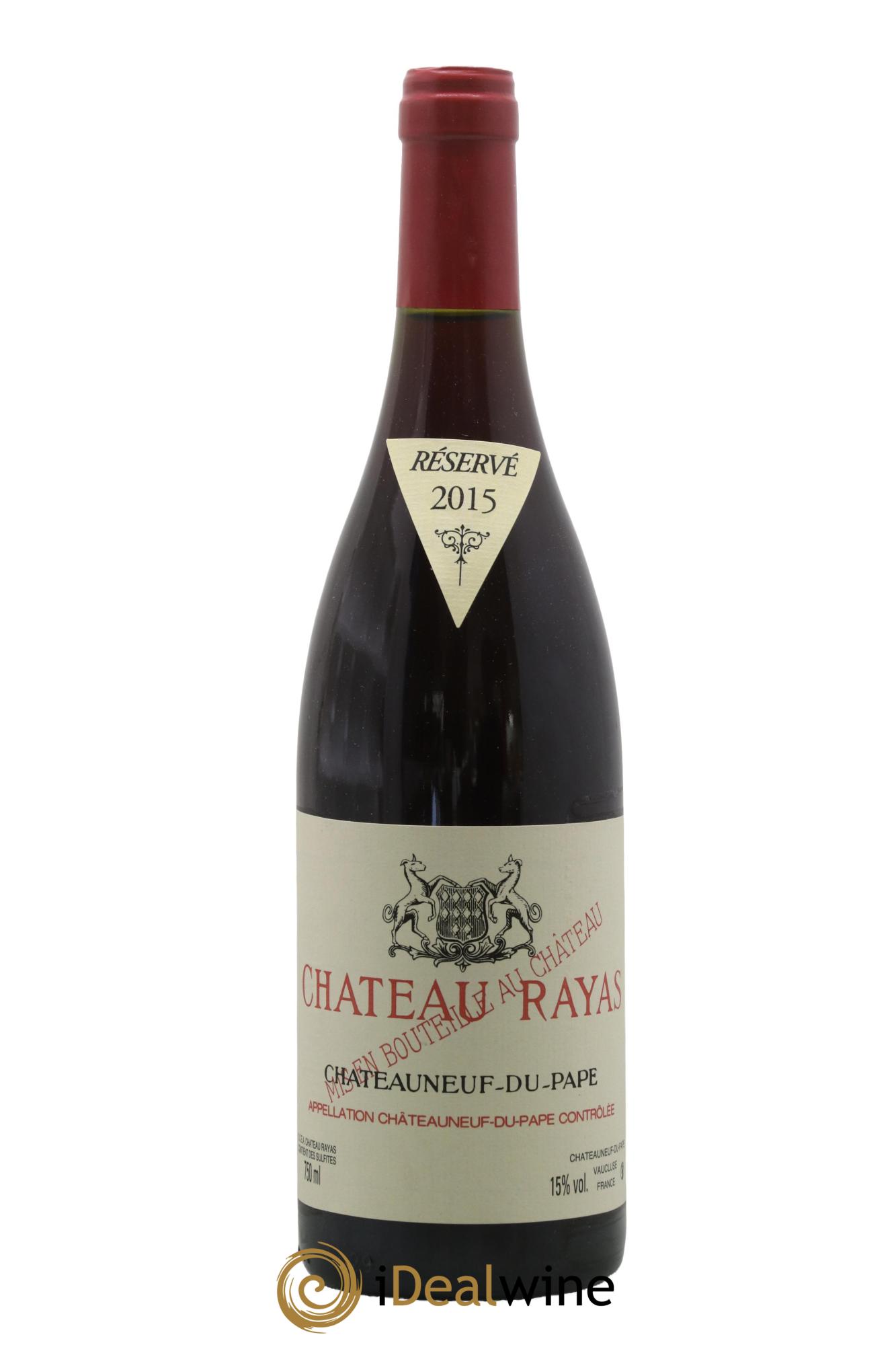 Châteauneuf-du-Pape Château Rayas Emmanuel Reynaud 2015 - Lot de 1 bouteille - 0