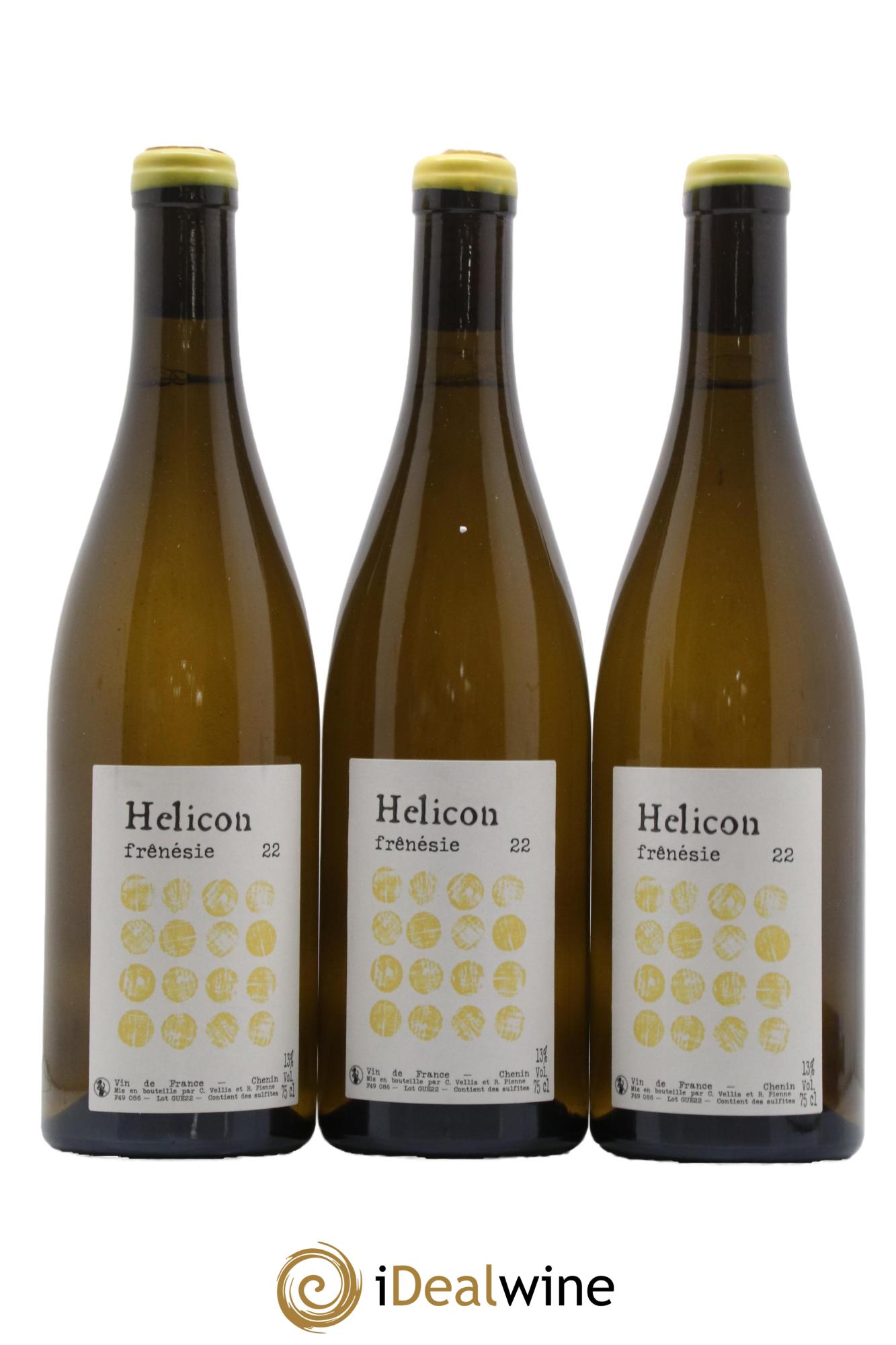 Vin de France Frênésie Helicon 2022 - Lot de 3 bouteilles - 0