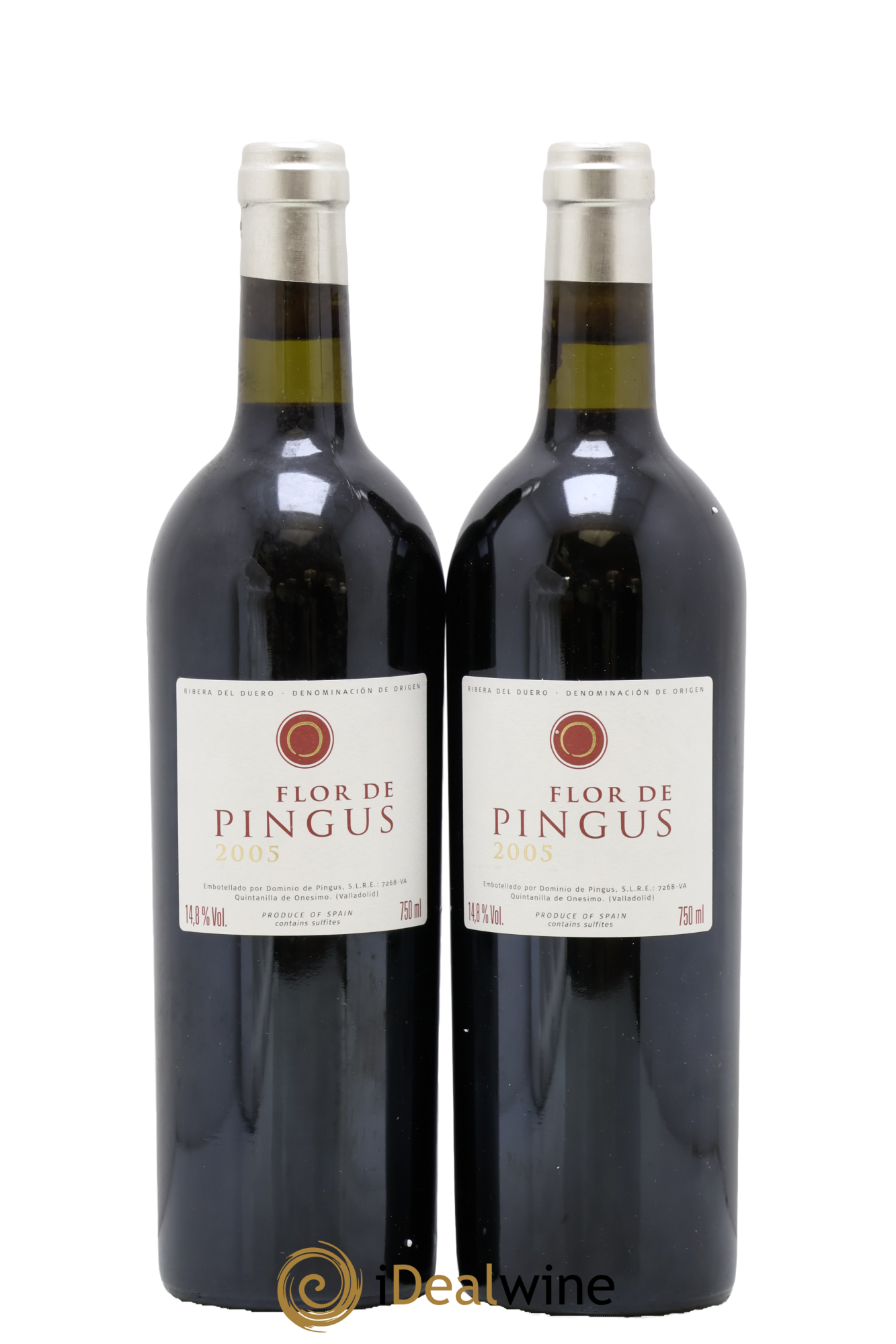 Ribera Del Duero Flor de Pingus Dominio de Pingus - Peter Sisseck 2005 - Lot de 2 bouteilles - 0