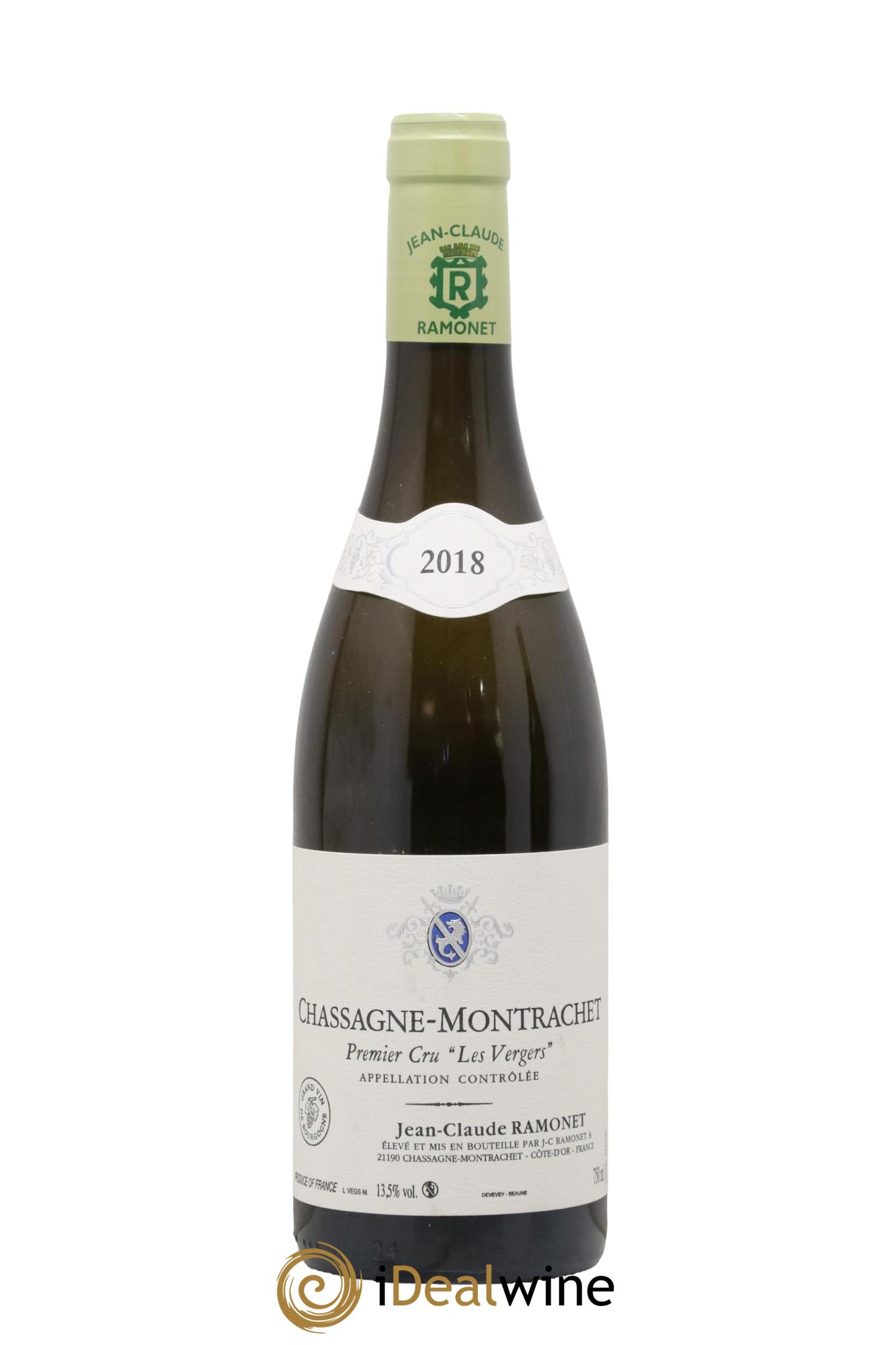 Chassagne-Montrachet 1er Cru Les Vergers Ramonet (Domaine) 2018 - Lot of 1 bottle - 0