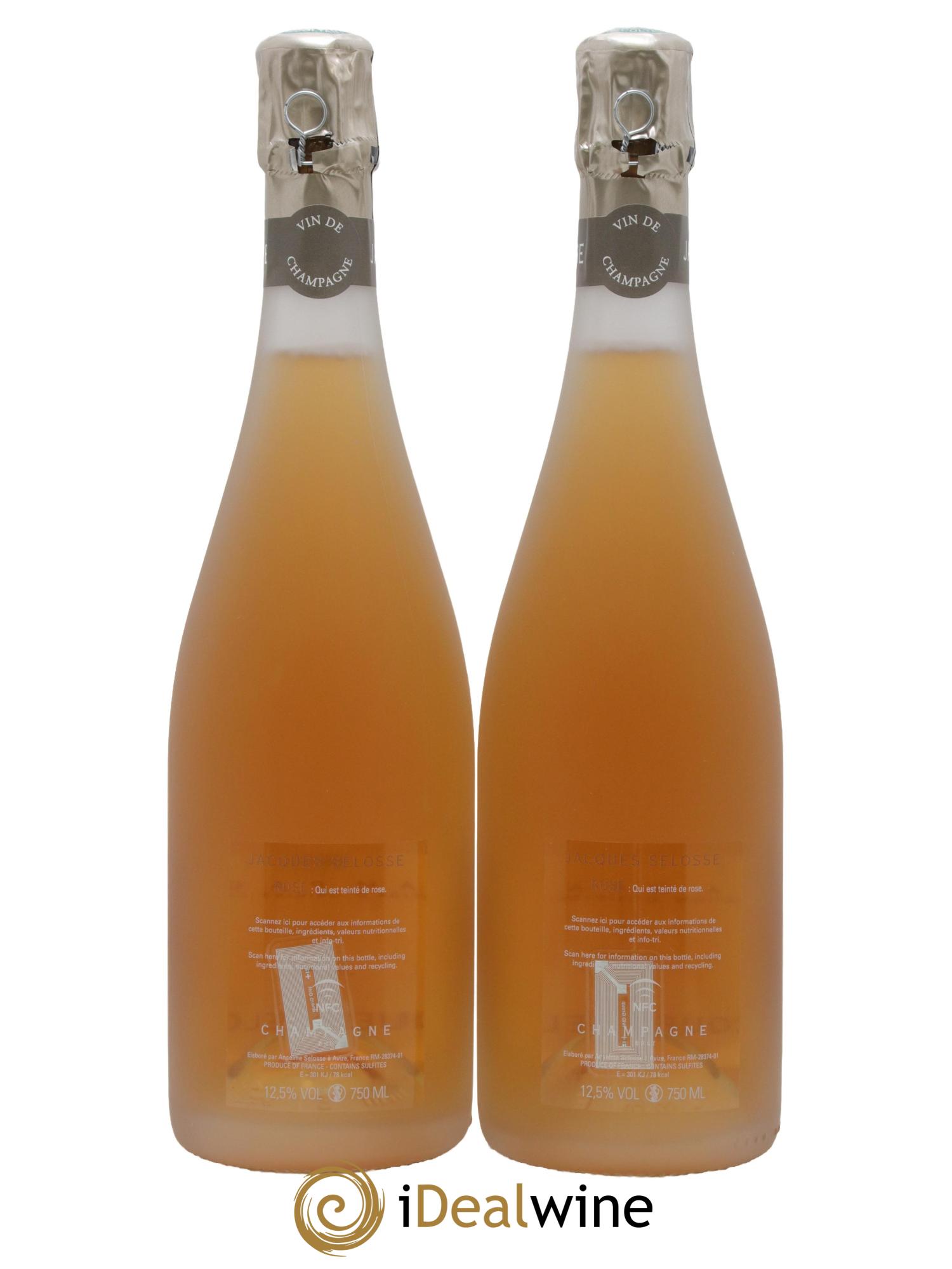 Rosé Brut Jacques Selosse - Lot of 2 bottles - 1