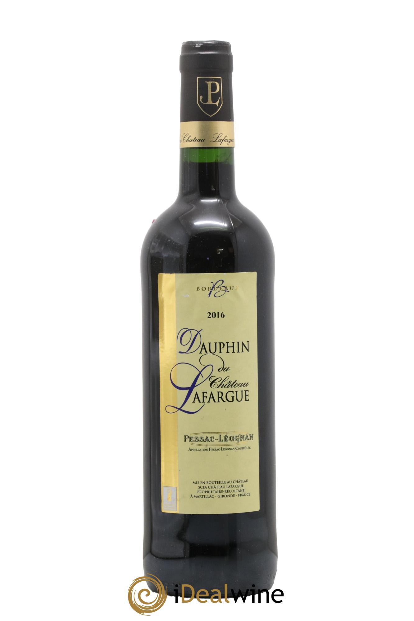 Pessac-Léognan Dauphin du Domaine Lafargue 2016 - Lot de 1 bouteille - 0