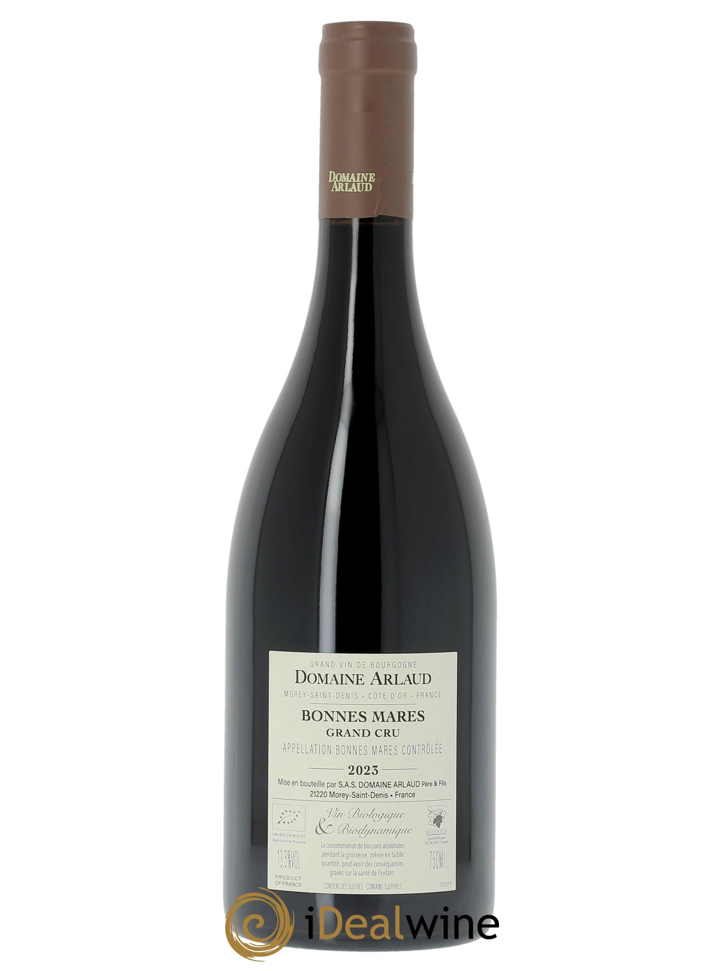 Bonnes-Mares Grand Cru Arlaud 2023 - Lot de 1 bouteille - 1