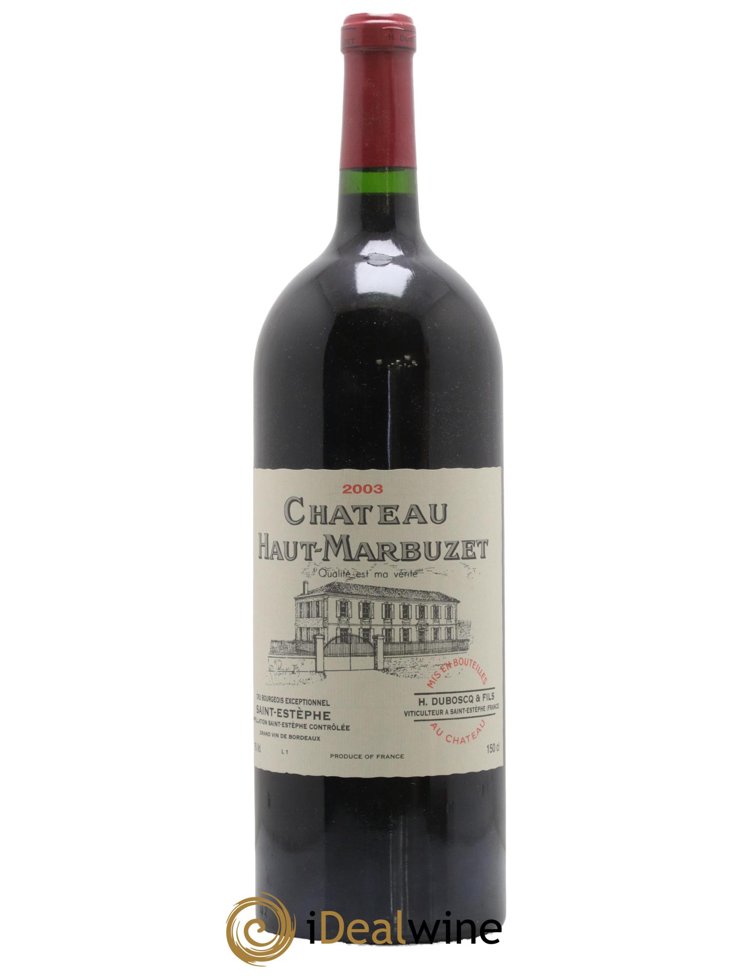 Château Haut Marbuzet 2003 - Lotto di 1 magnum - 0