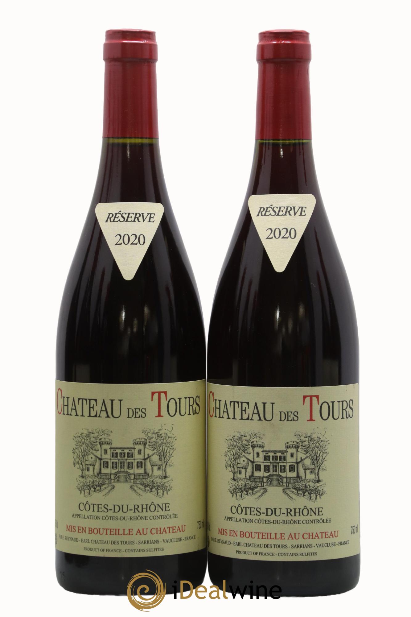 Côtes-du-Rhône Château des Tours Emmanuel Reynaud 2020 - Lotto di 2 bottiglie - 0