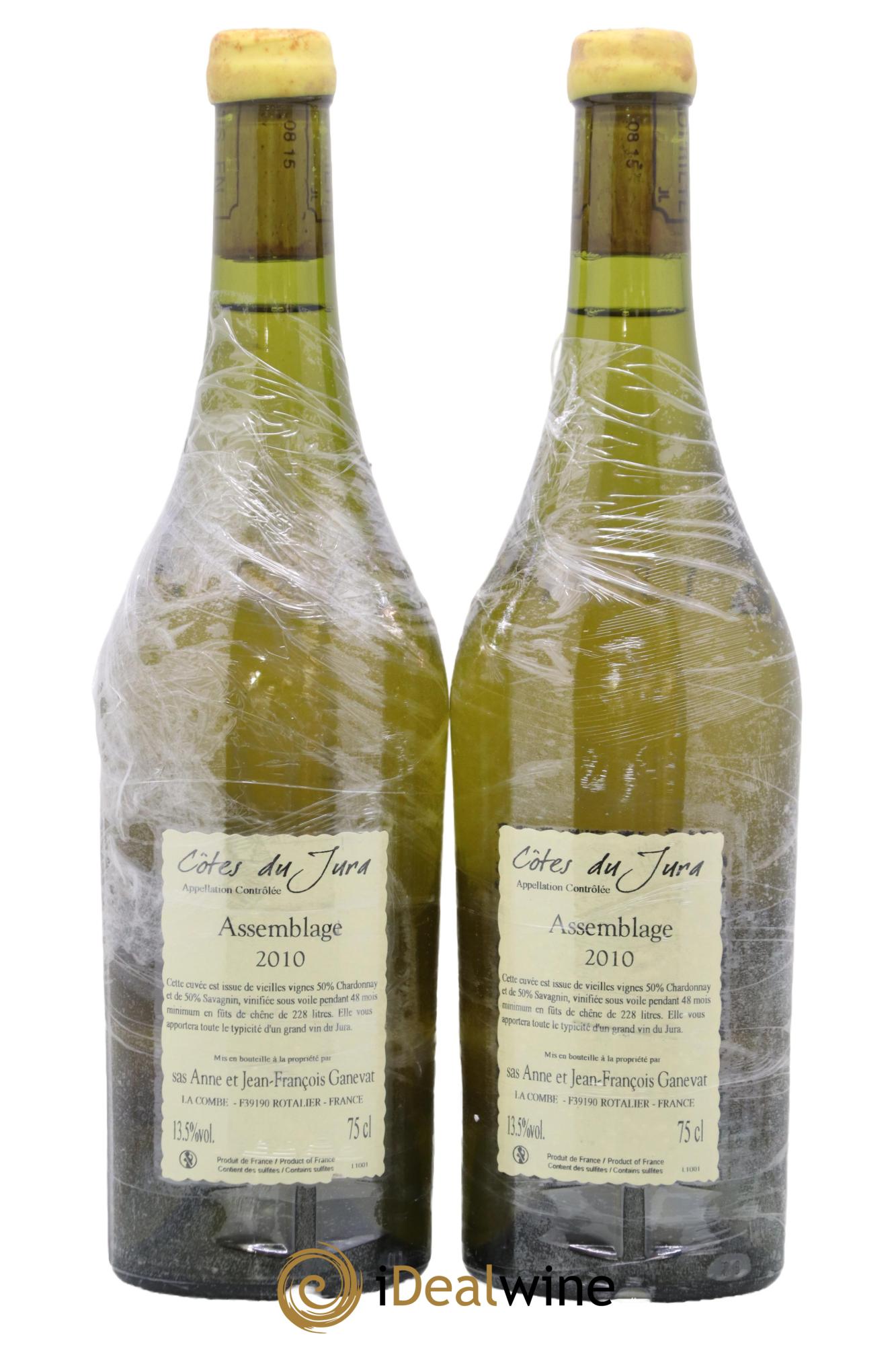 Côtes du Jura Cuvée de Garde Jean-François Ganevat (Domaine) 2010 - Lot of 2 bottles - 1