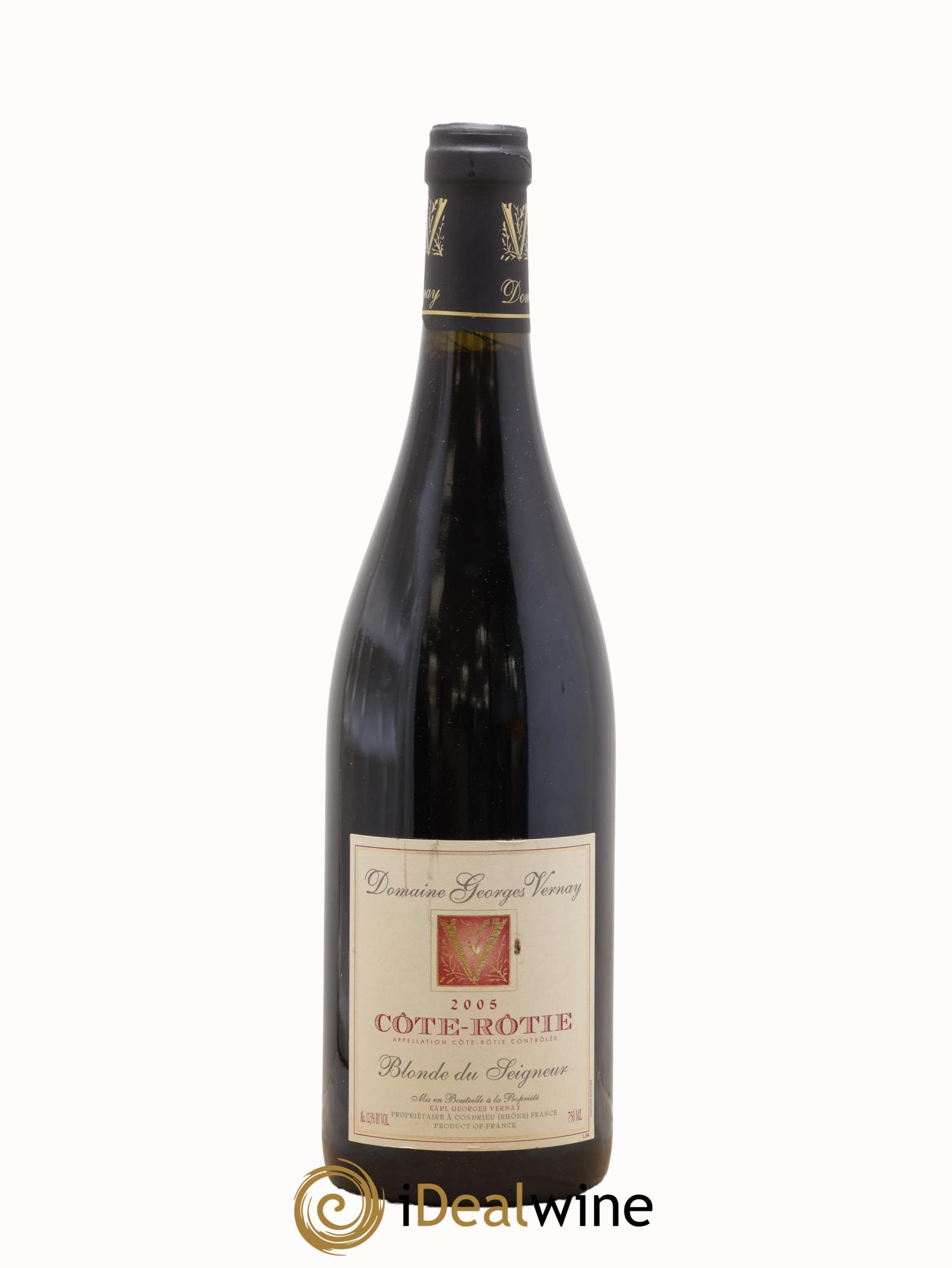 Côte-Rôtie Blonde du Seigneur Georges Vernay 2005 - Lot de 1 bouteille - 0