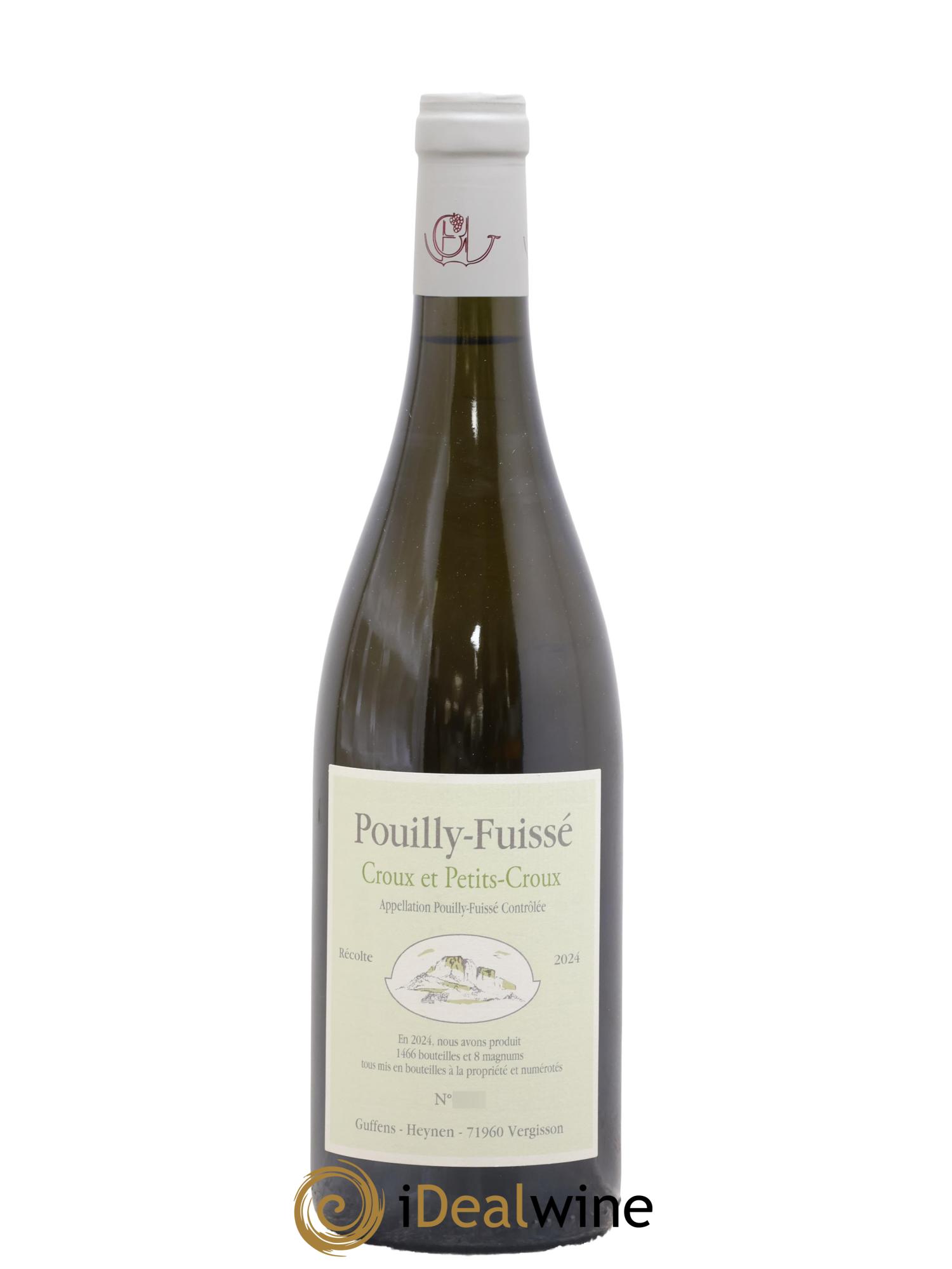 Pouilly-Fuissé Croux et Petits croux Guffens-Heynen 2024 - Lot de 1 bouteille - 0