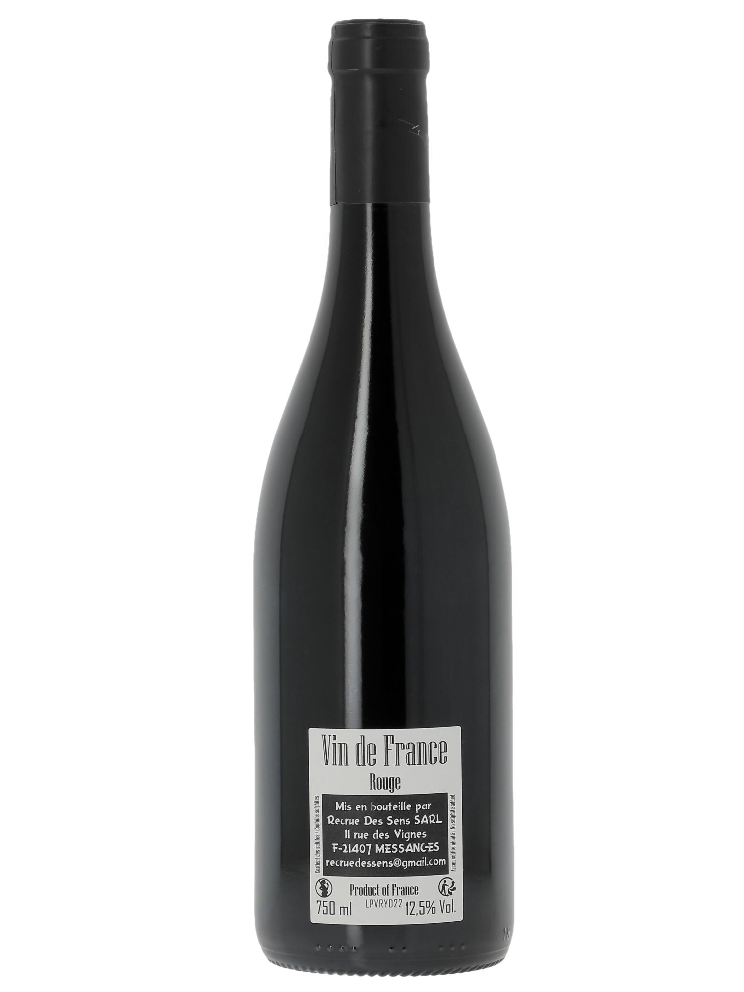 Vin de France PV Yann Durieux - Recrue des Sens  2022 - Posten von 1 Flasche - 1