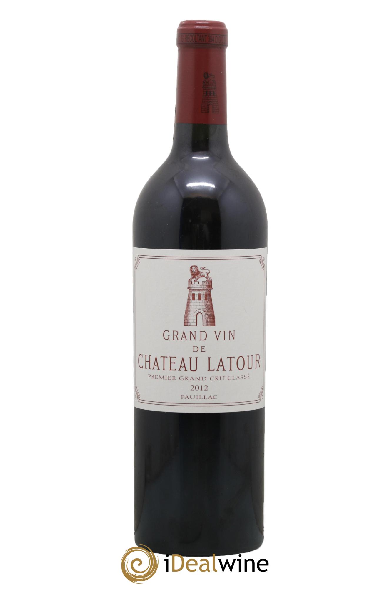 Château Latour 1er Grand Cru Classé 2012 - Lot de 1 bouteille - 0