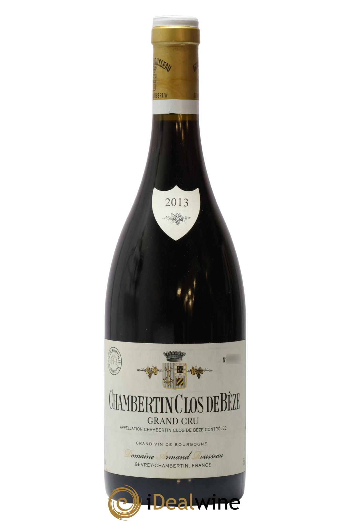 Chambertin Clos de Bèze Grand Cru Armand Rousseau (Domaine) 2013 - Posten von 1 Flasche - 0