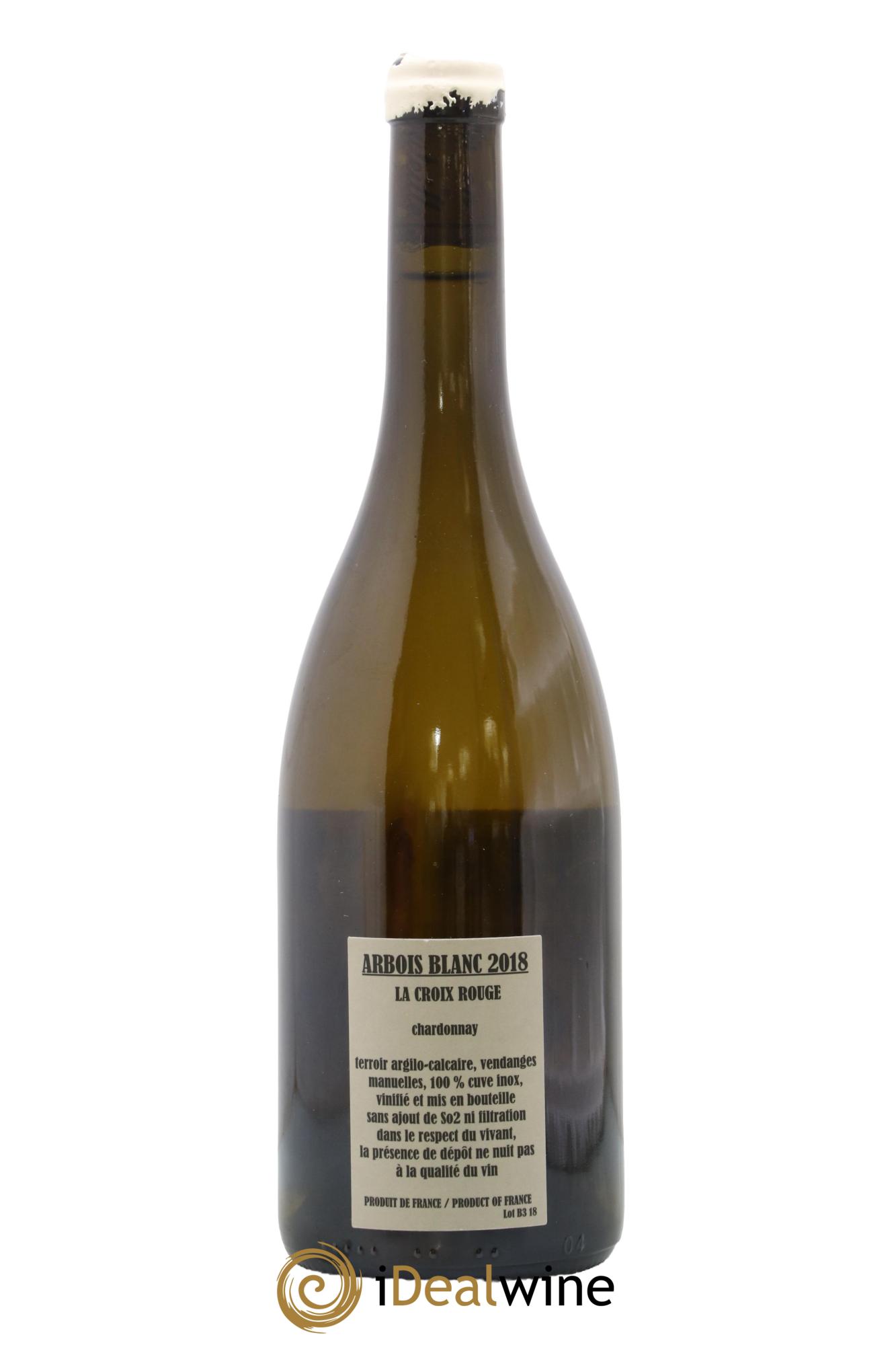 Arbois Chardonnay La Croix Rouge Adeline Houillon & Renaud Bruyère 2018 - Lot de 1 bouteille - 1