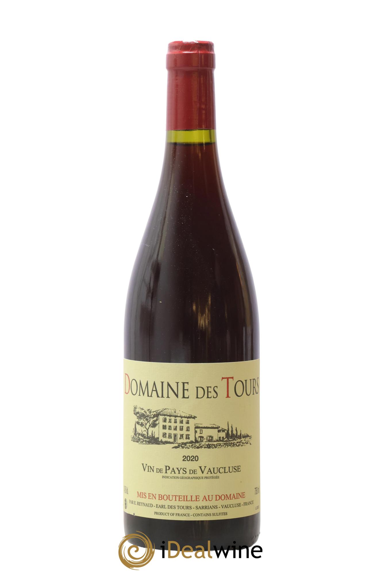 IGP Vaucluse (Vin de Pays de Vaucluse) Domaine des Tours Emmanuel Reynaud 2020 - Lot of 1 bottle - 0