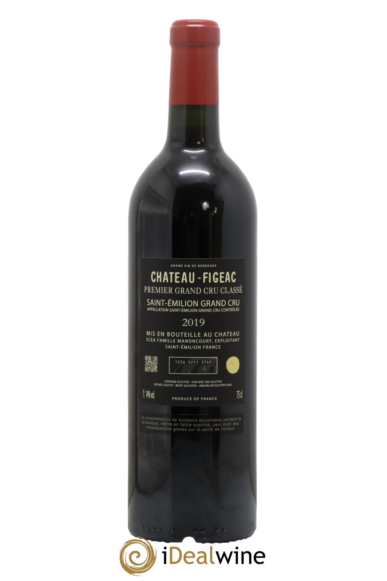 Château Figeac 1er Grand Cru Classé A 2019 - Lotto di 1 bottiglia - 1