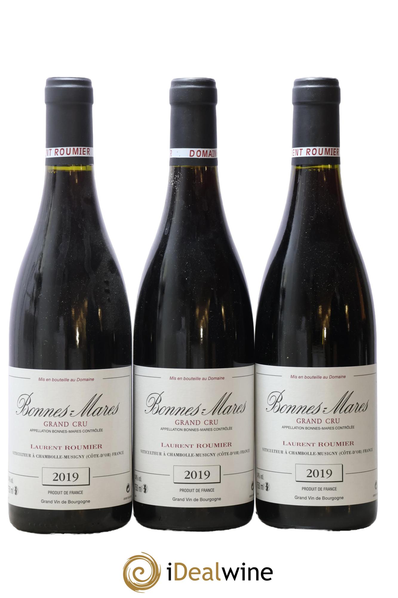 Bonnes-Mares Grand Cru Laurent Roumier 2019 - Lot of 3 bottles - 0