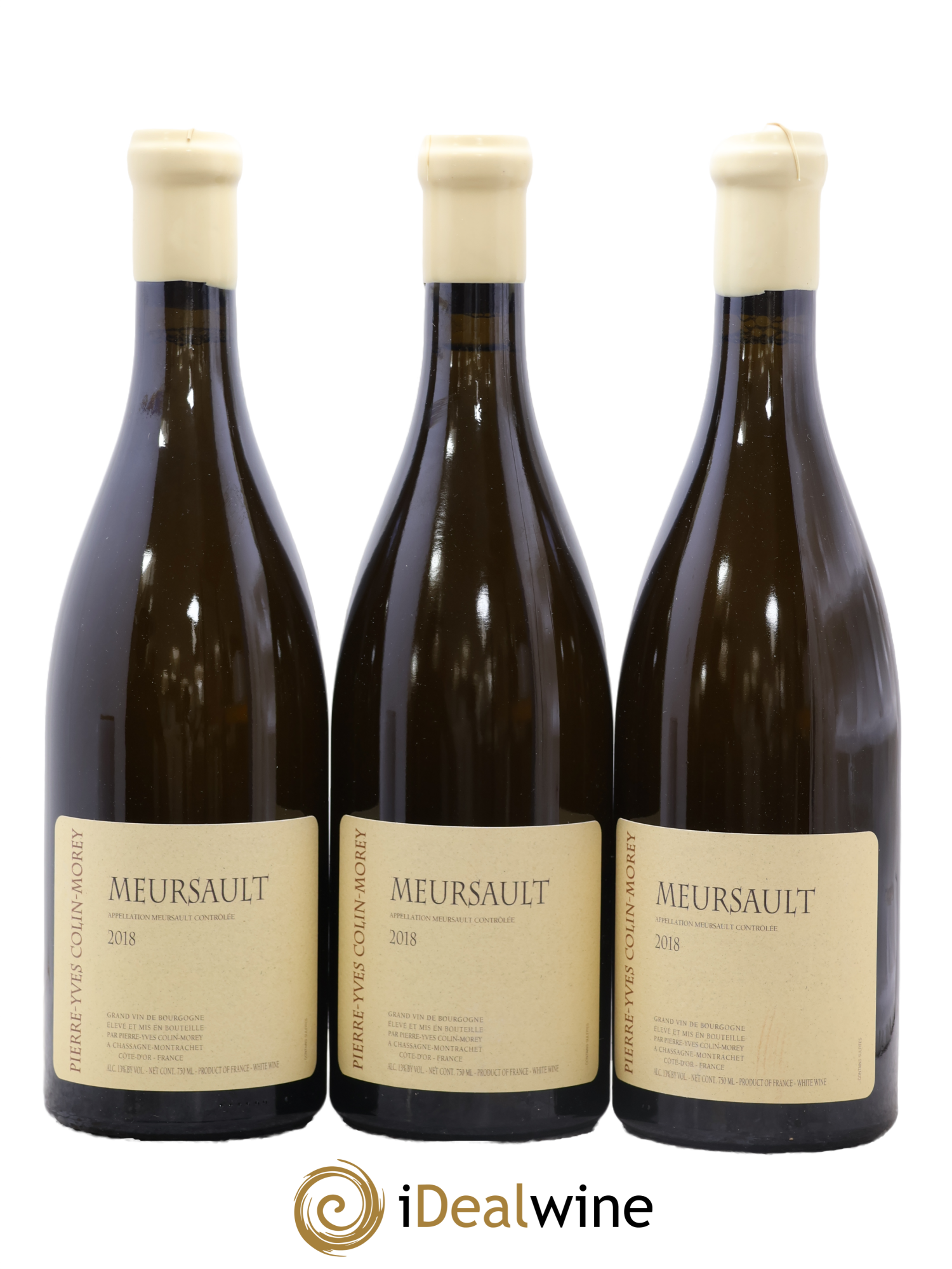 Meursault Pierre-Yves Colin Morey 2018 - Lot de 3 bouteilles - 0