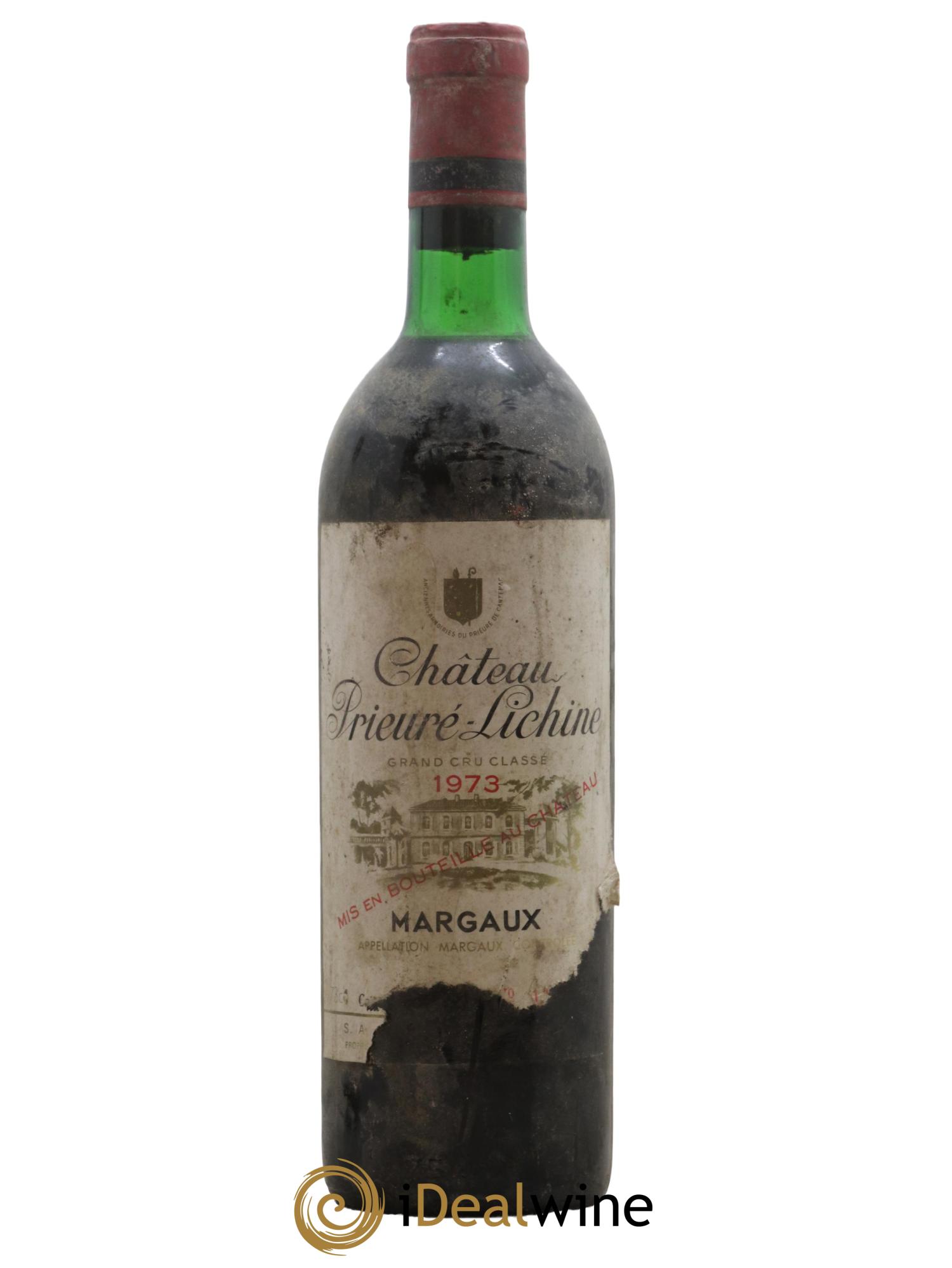 Château Prieuré Lichine 4ème Grand Cru Classé 1973 - Lot de 1 bouteille - 0
