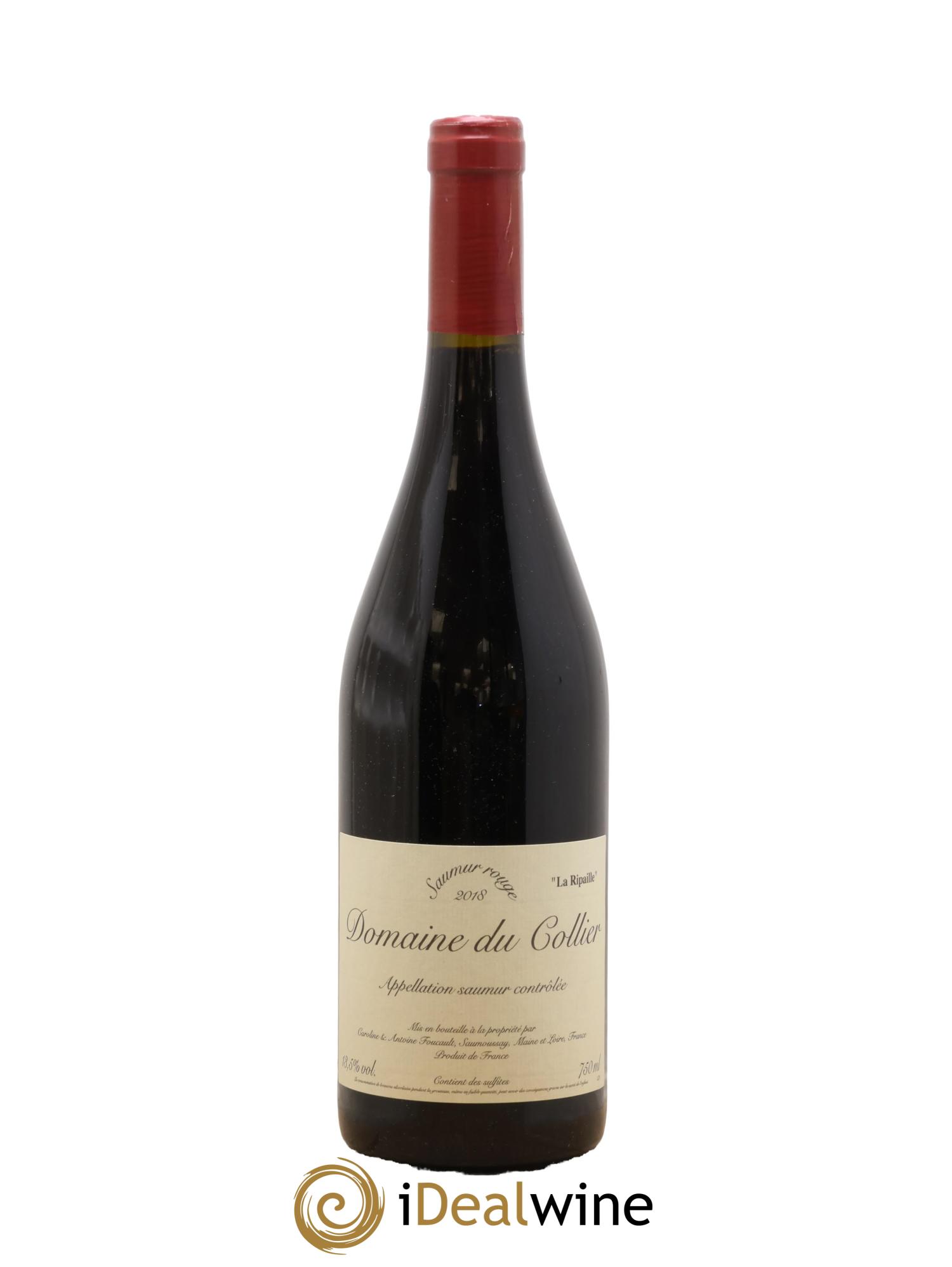 Saumur La Ripaille Domaine du Collier 2018 - Lot de 1 bouteille - 0