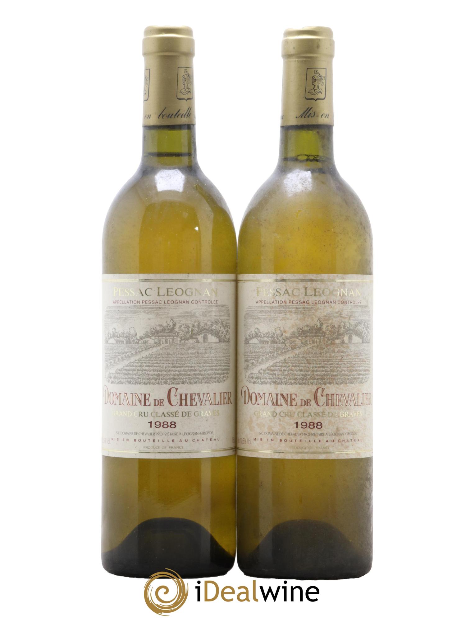Domaine de Chevalier Cru Classé de Graves 1988 - Lot de 2 bouteilles - 0