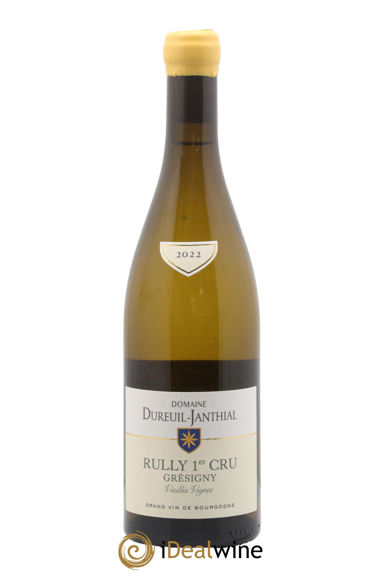 Rully 1er Cru Grésigny Vincent Dureuil-Janthial 2022 - Lot de 1 bouteille - 0