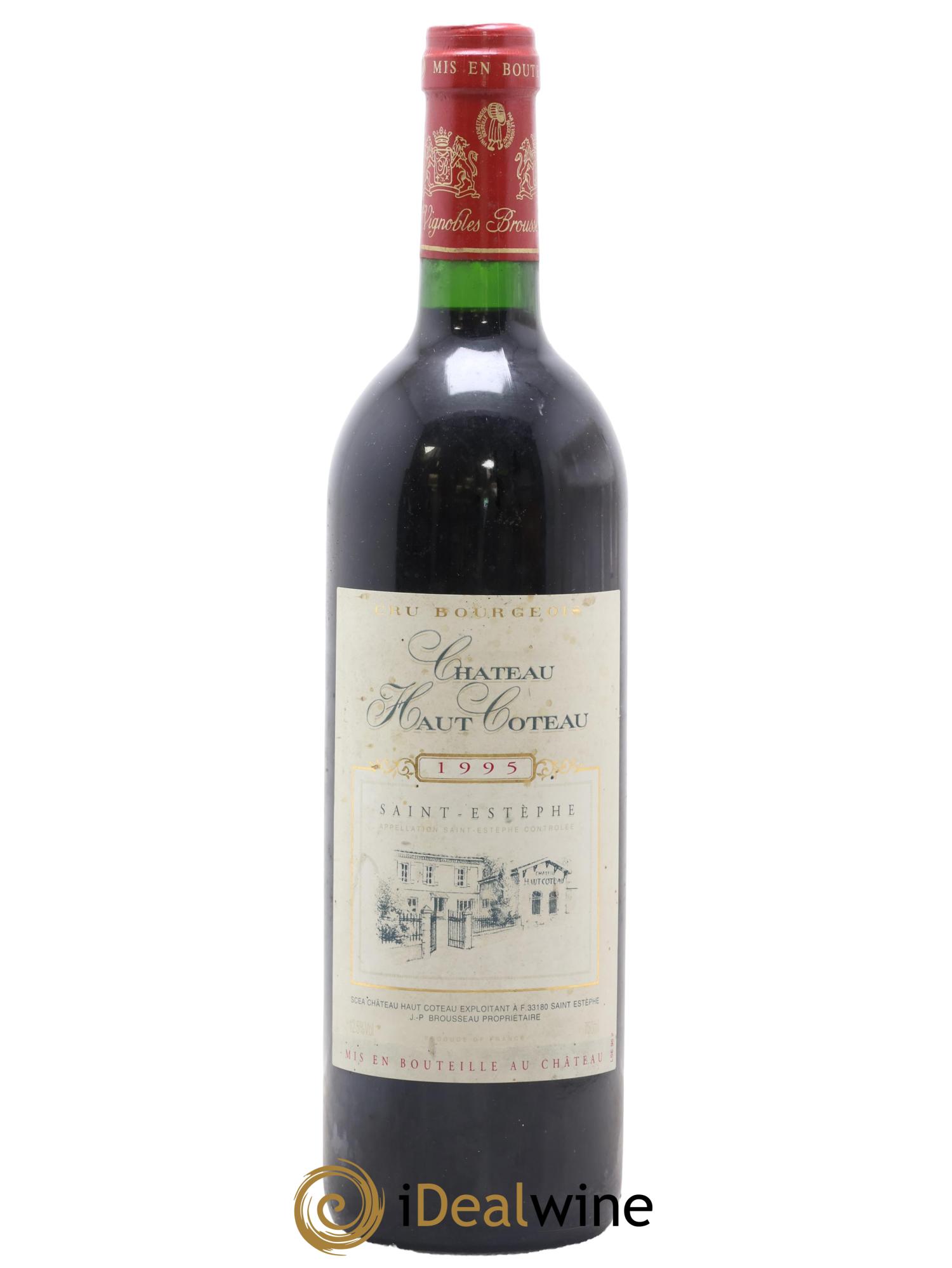 Château Haut Coteau Cru Bourgeois 1995 - Posten von 1 Flasche - 0