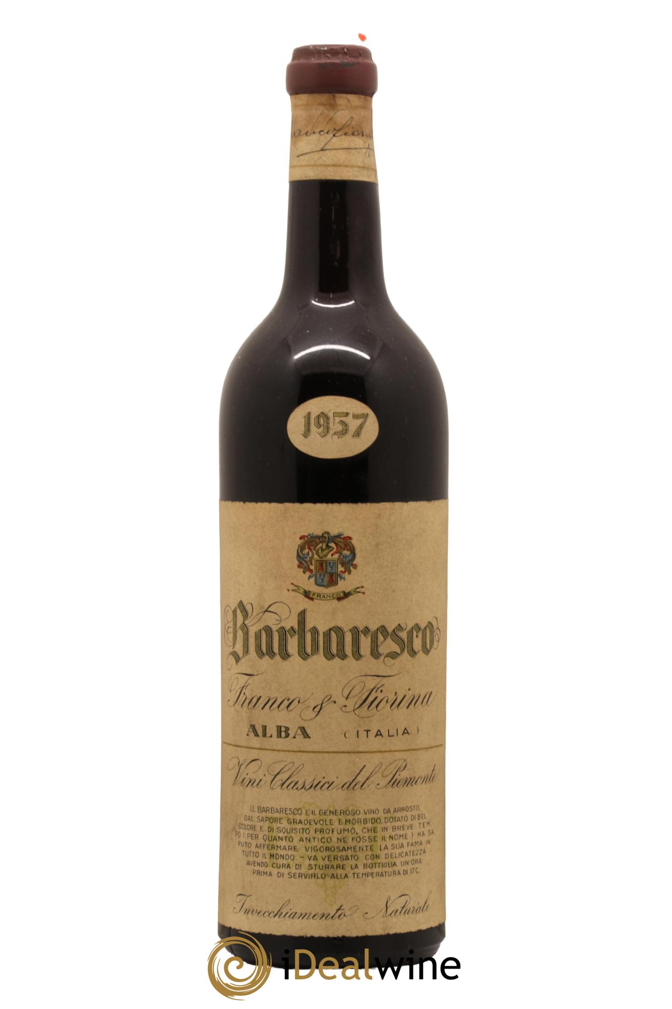 Barbaresco DOCG Fiorina Franco 1957 - Lot de 1 bouteille - 0
