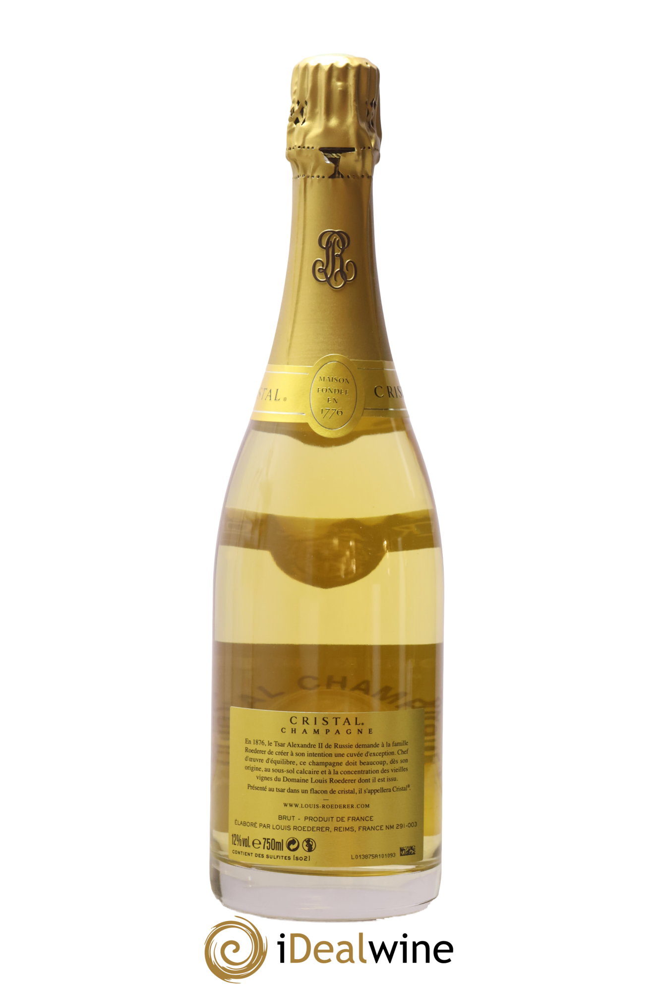 Cristal Louis Roederer 2012 - Posten von 1 Flasche - 1