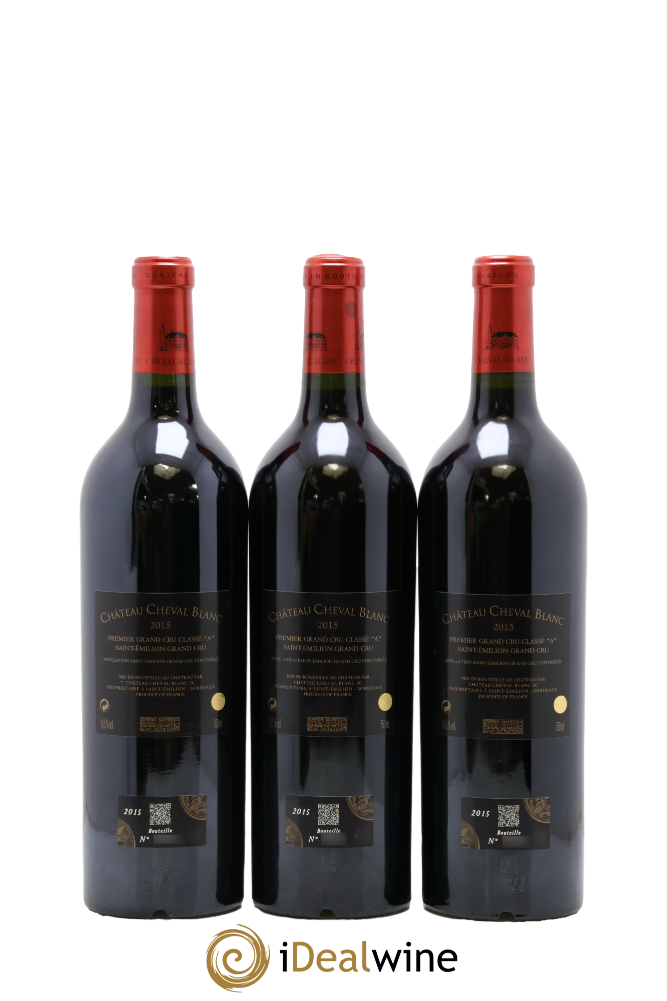 Château Cheval Blanc 1er Grand Cru Classé A 2015 - Posten von 6 Flaschen - 4