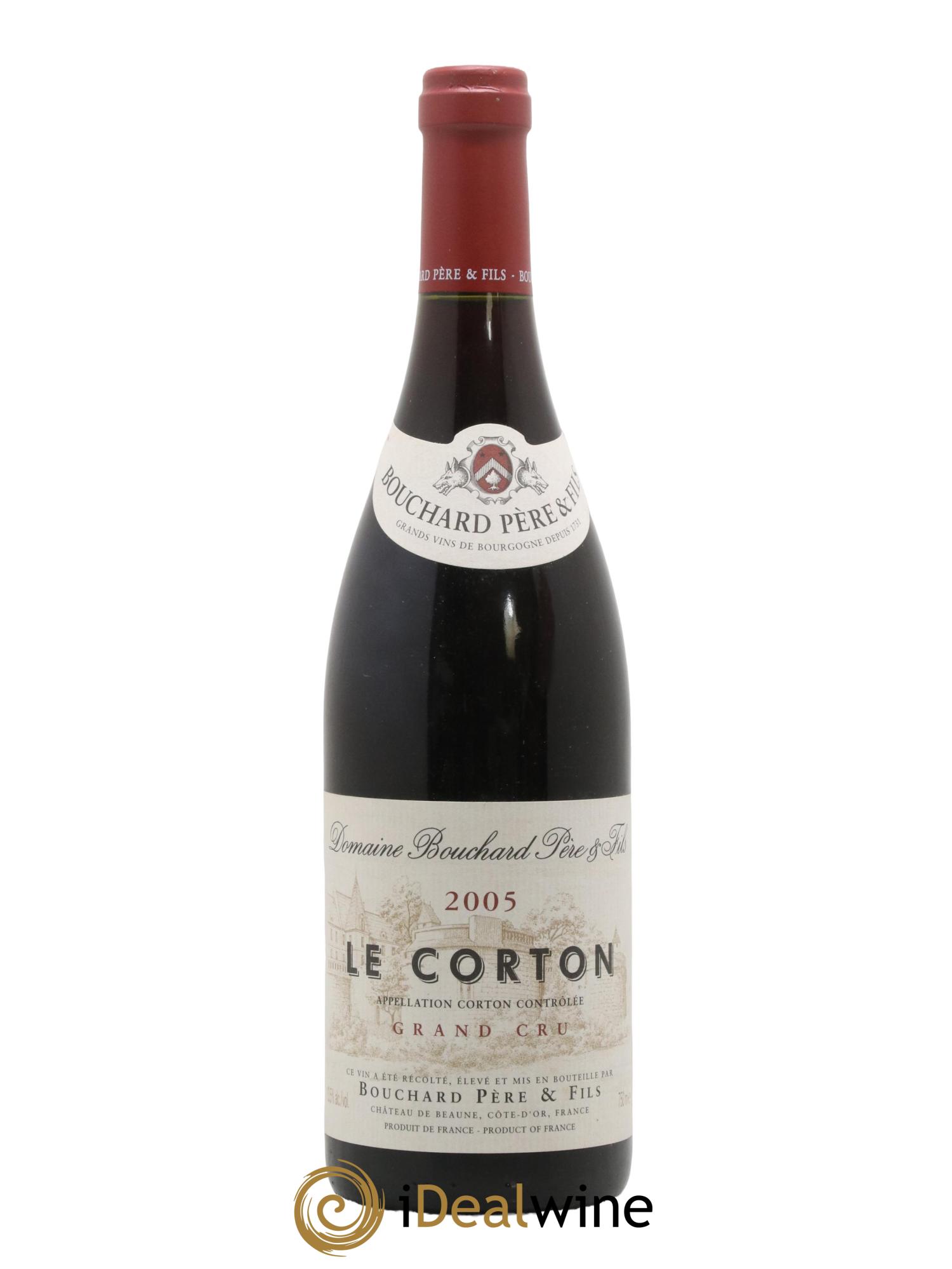 Corton Grand Cru Le Corton Bouchard Père & Fils 2005 - Lot de 1 bouteille - 0