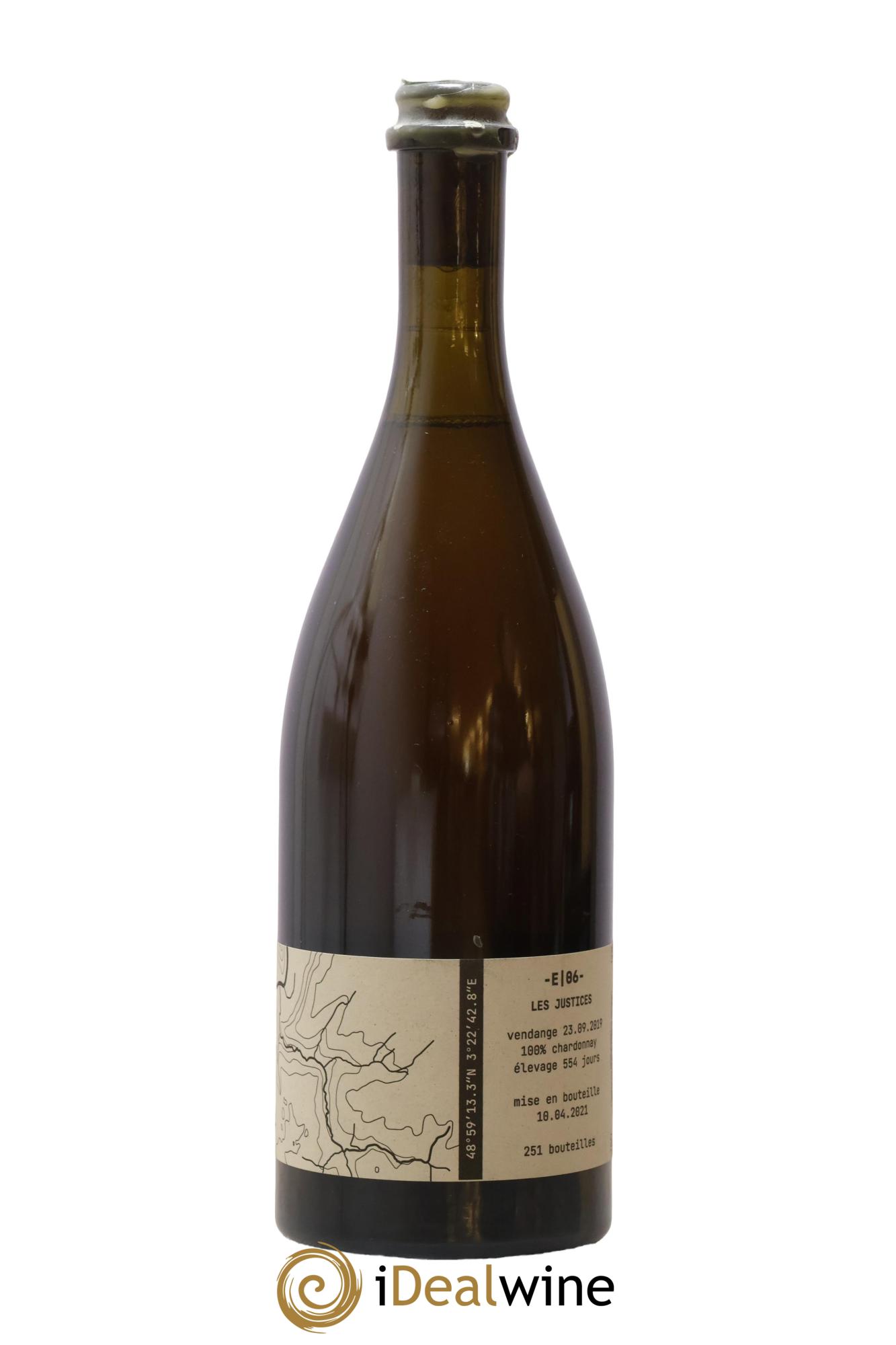 Coteaux Champenois E6 Justices Chardonnay Tom Gauditiabois 2019 - Lot de 1 bouteille - 1