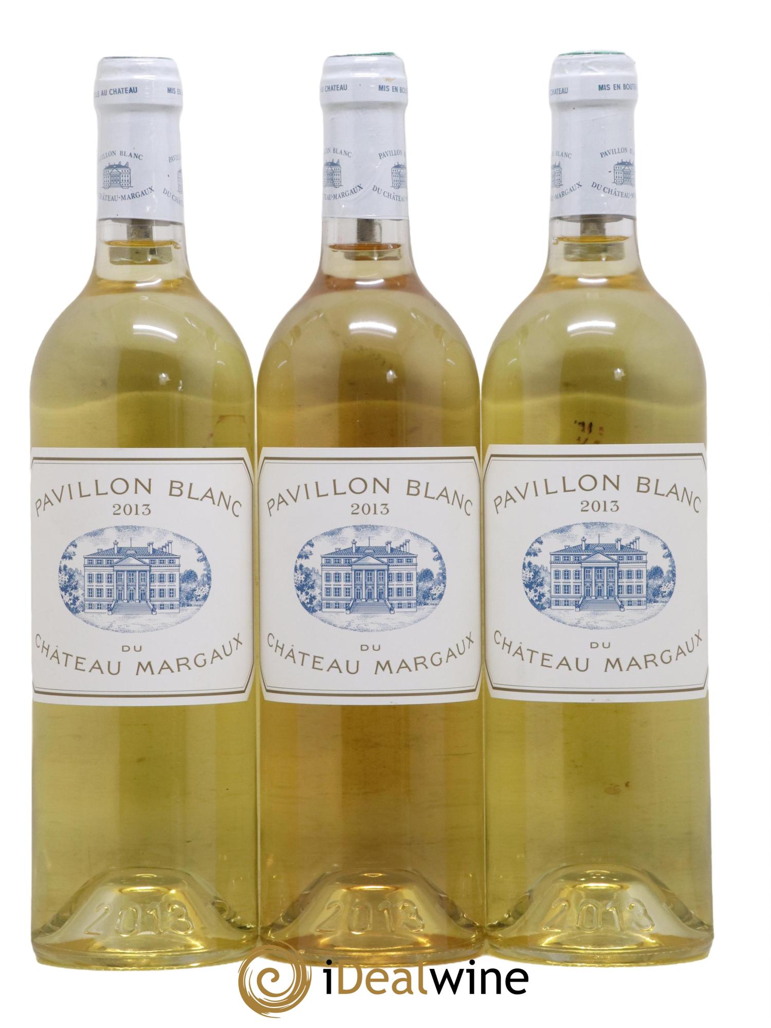 Pavillon Blanc du Château Margaux 2013 - Lot de 3 bouteilles - 0