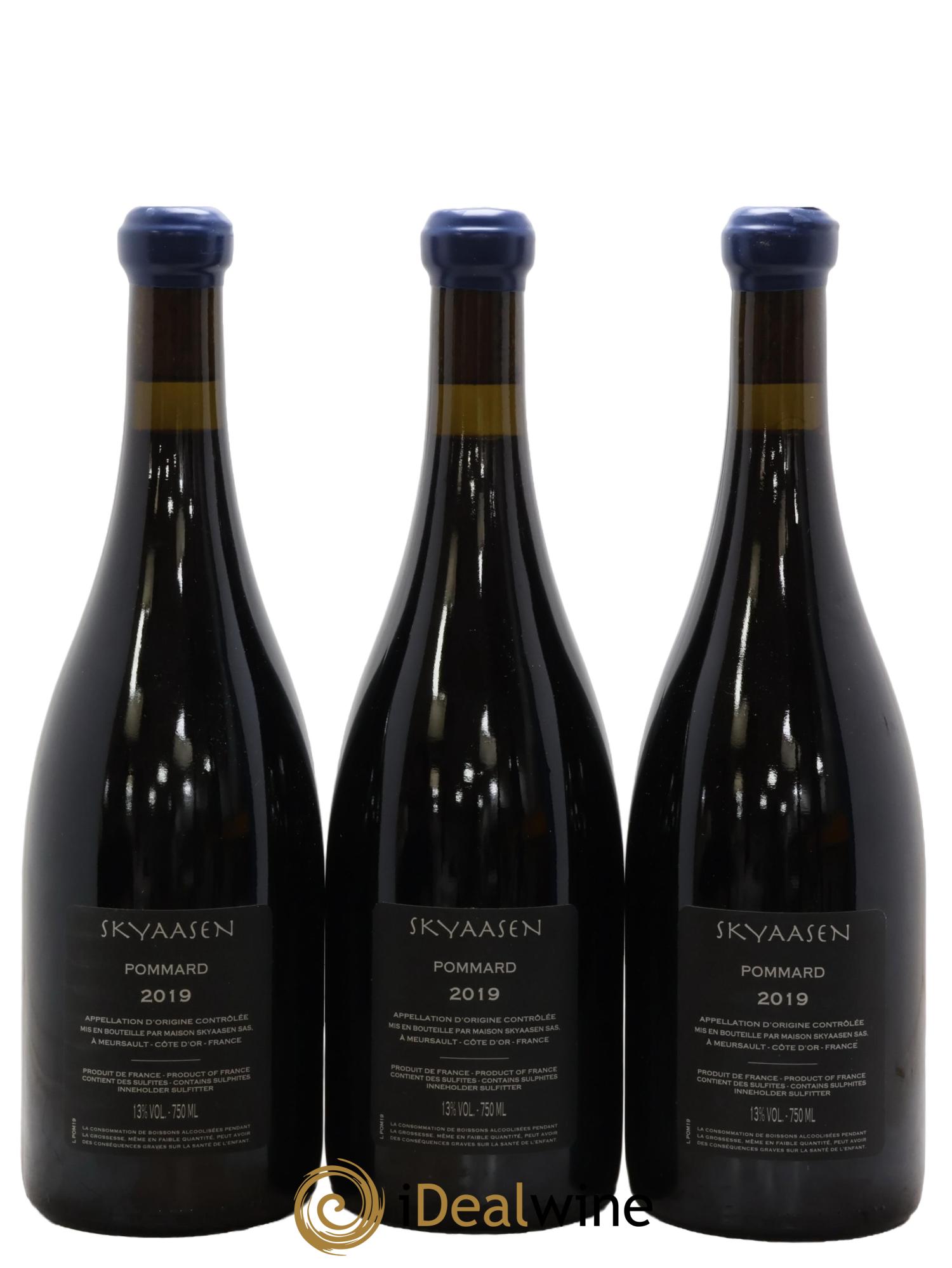Pommard Maison Skyaasen 2019 - Lot de 3 bouteilles - 1