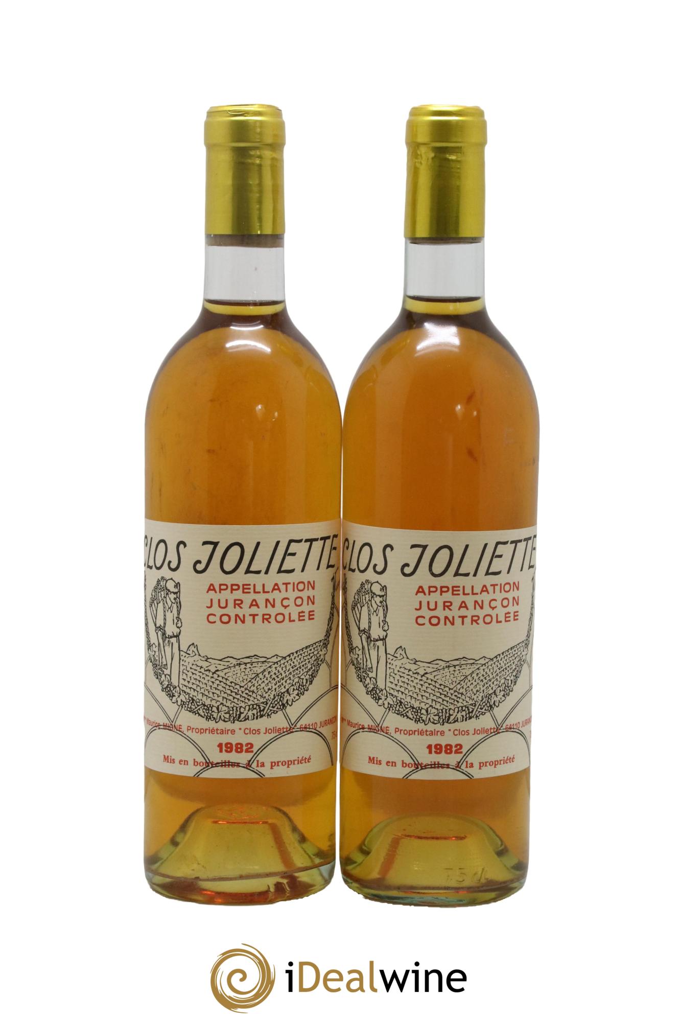 Jurançon Clos Joliette 1982 - Lotto di 2 bottiglie - 0