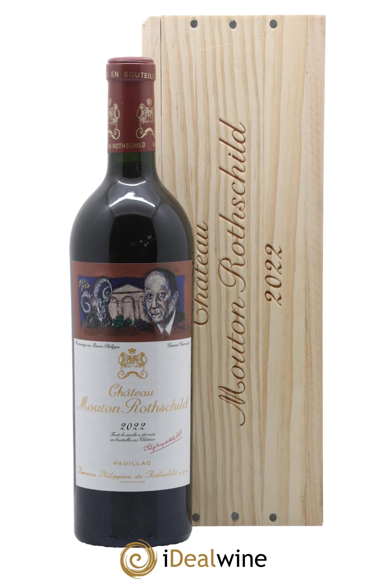 Château Mouton Rothschild 1er Grand Cru Classé 2022 - Lot de 1 bouteille - 0