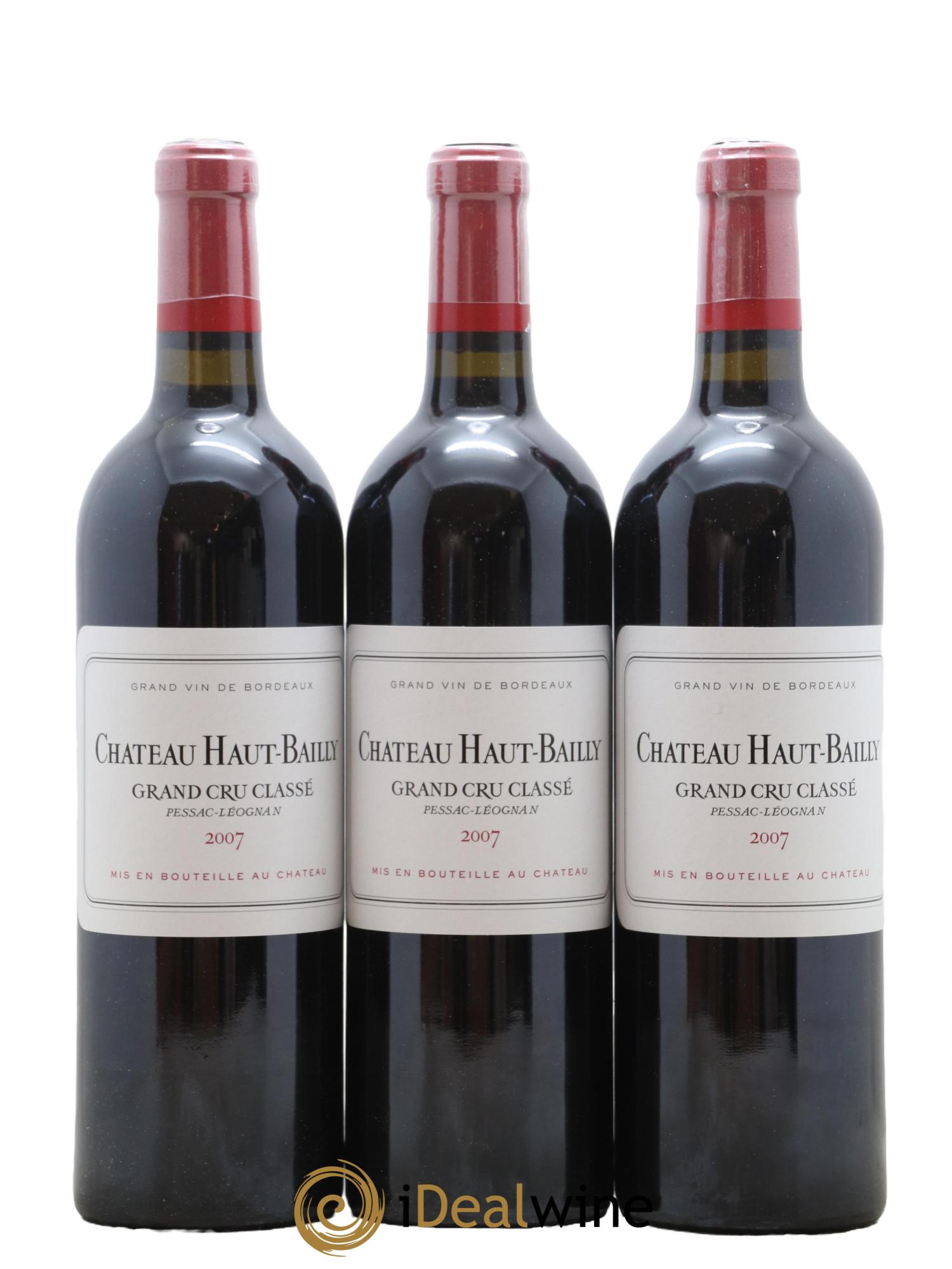 Château Haut-Bailly Cru Classé de Graves 2007 - Lot de 12 bouteilles - 1