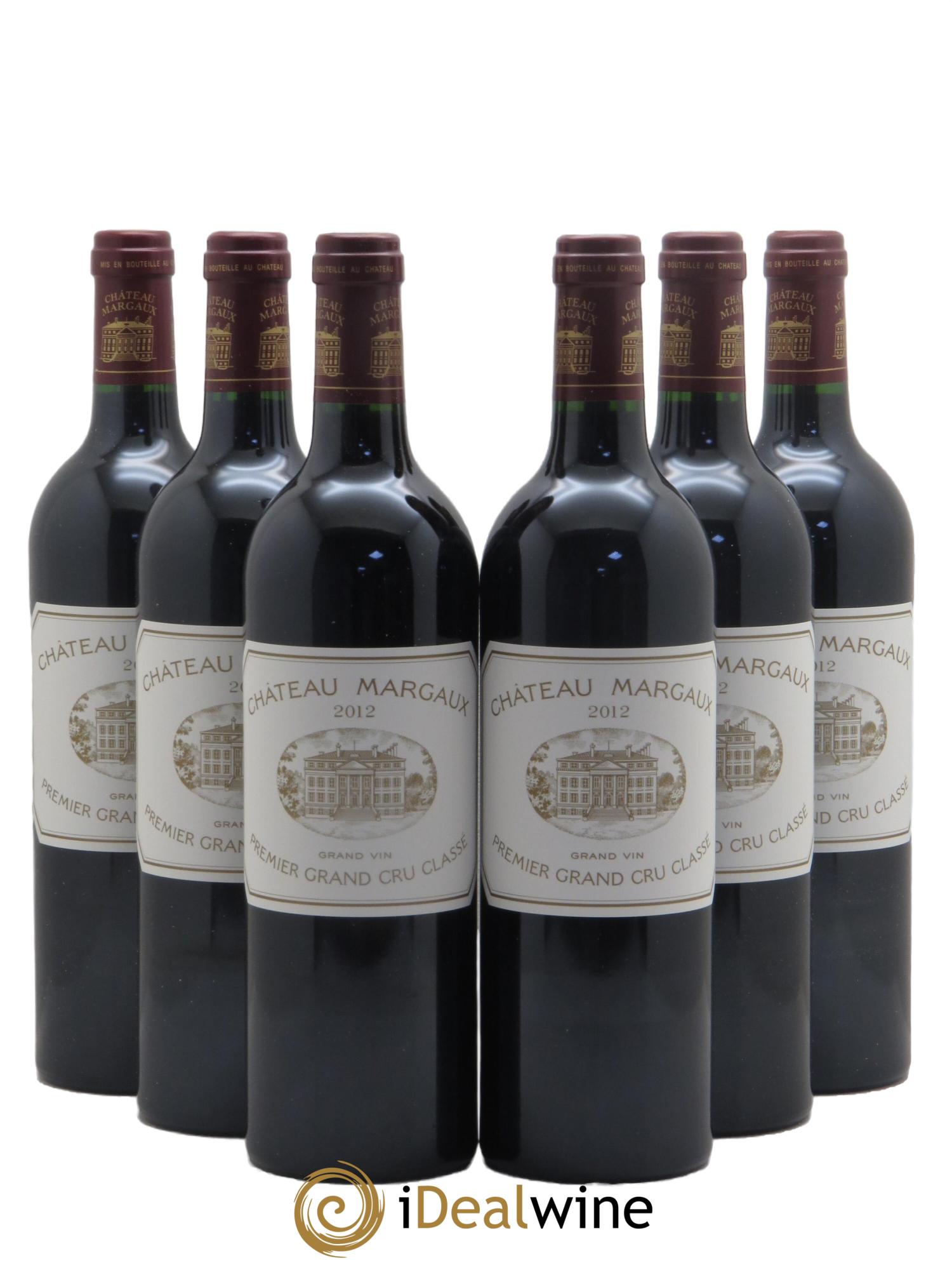 Château Margaux 1er Grand Cru Classé  2012 - Lotto di 6 bottiglie - 0