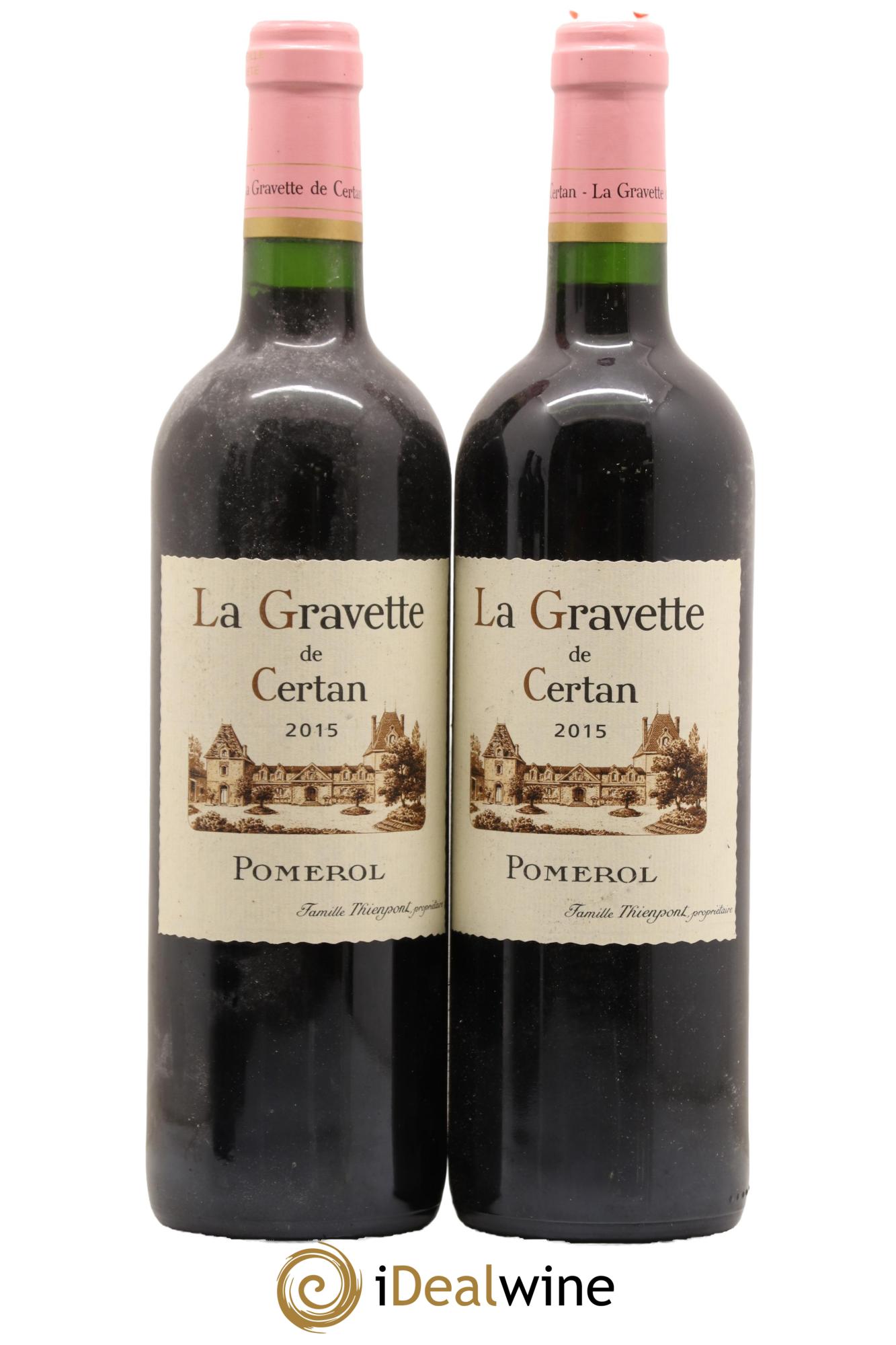 La Gravette de Certan 2015 - Lot de 2 bouteilles - 0