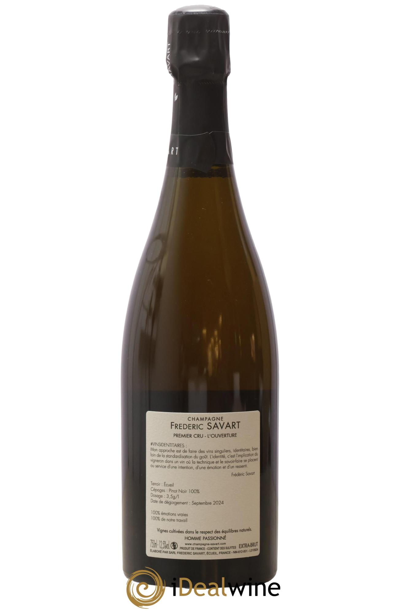 L'Ouverture 1er Cru Brut Savart - Lotto di 1 bottiglia - 1