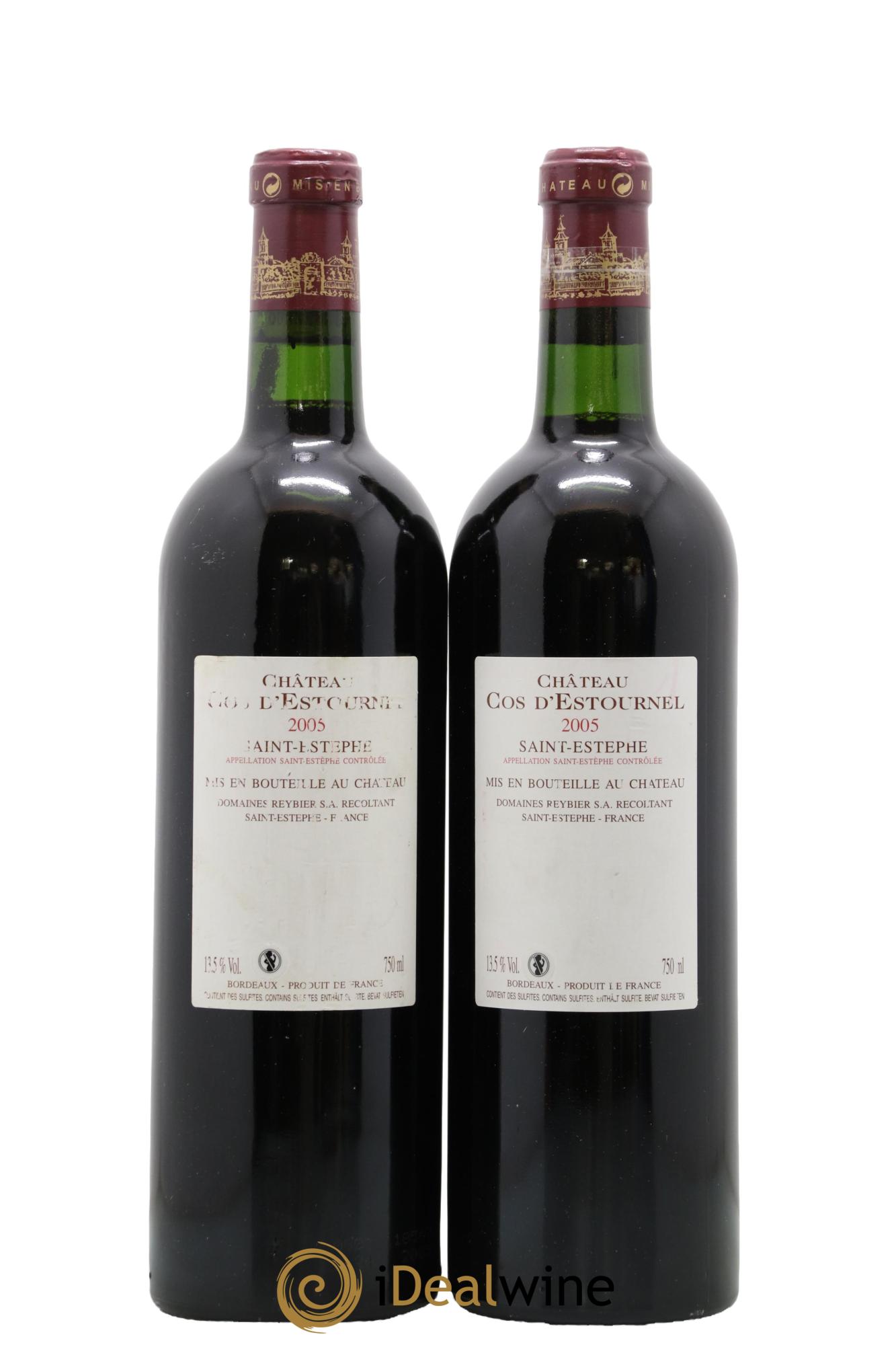 Cos d'Estournel 2ème Grand Cru Classé 2005 - Lotto di 2 bottiglie - 1