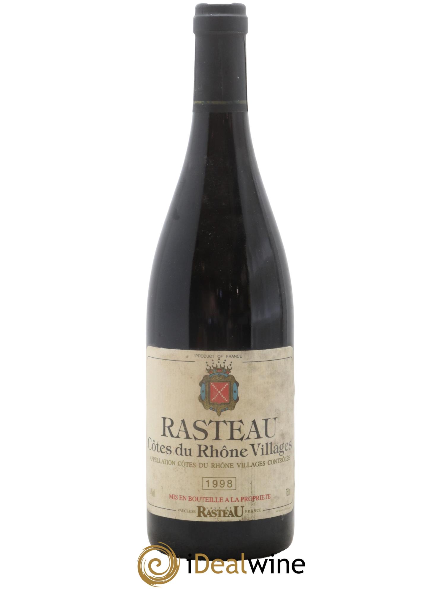 Rasteau Cave De Rasteau 1998 - Posten von 1 Flasche - 0