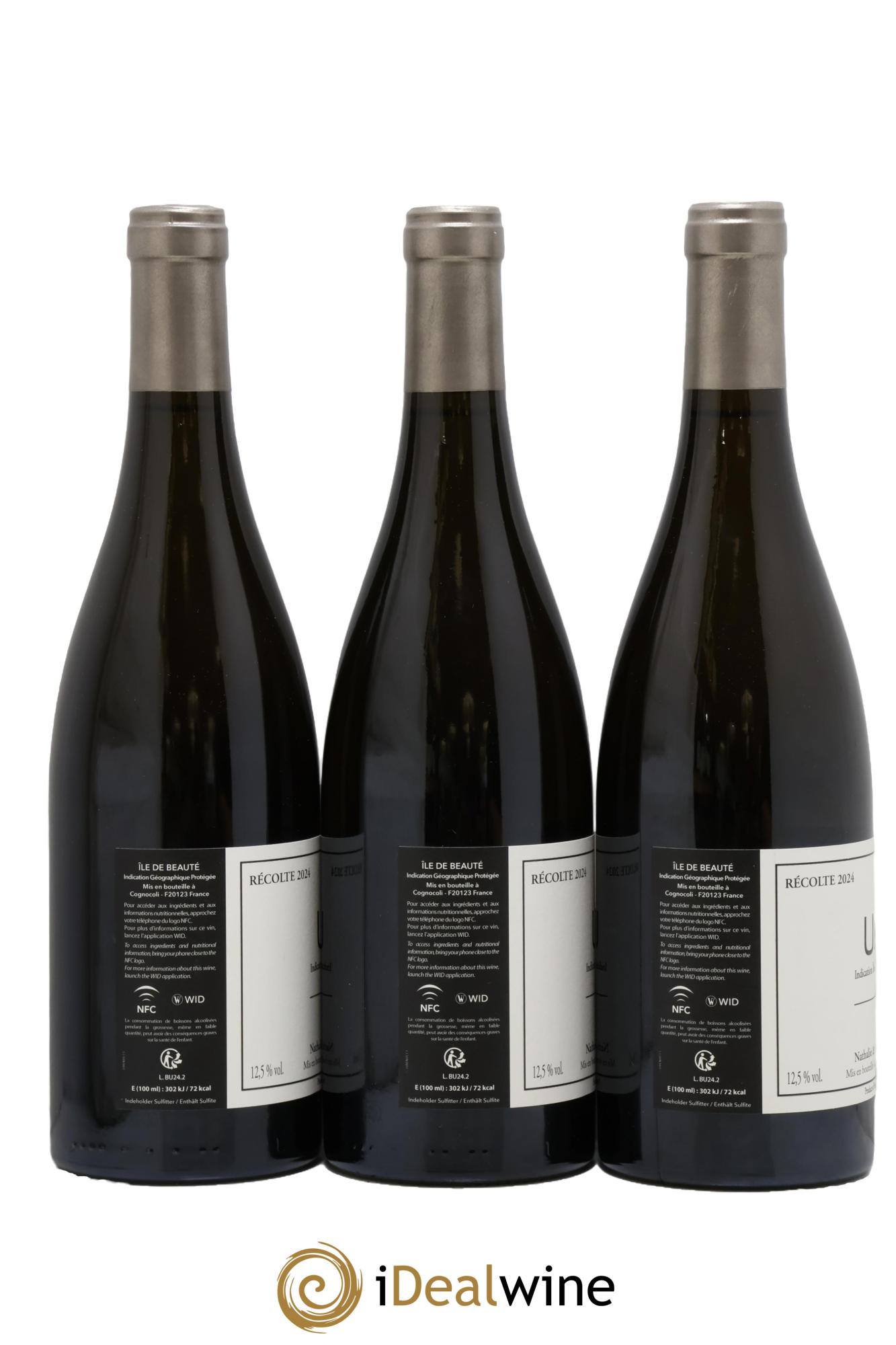 Ajaccio Unu Vaccelli  2024 - Lot of 3 bottles - 1