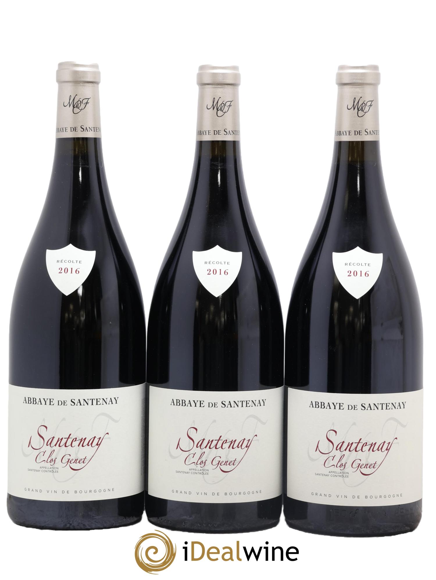 Santenay Clos Genet Abbaye de Santenay 2016 - Lot de 3 magnums - 0