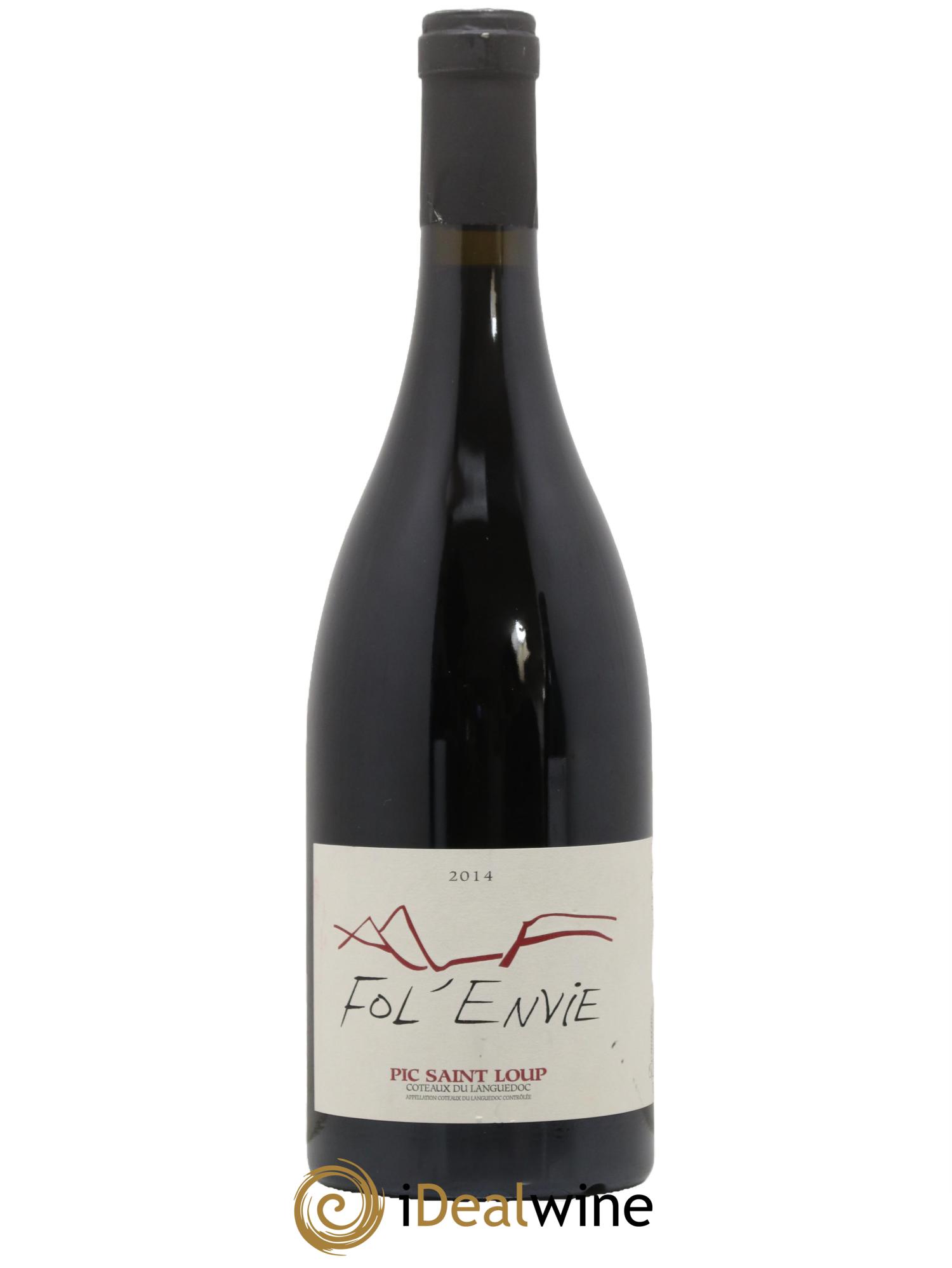 Pic Saint-Loup Fol'Envie Villeneuve 2014 - Lot de 1 bouteille - 0