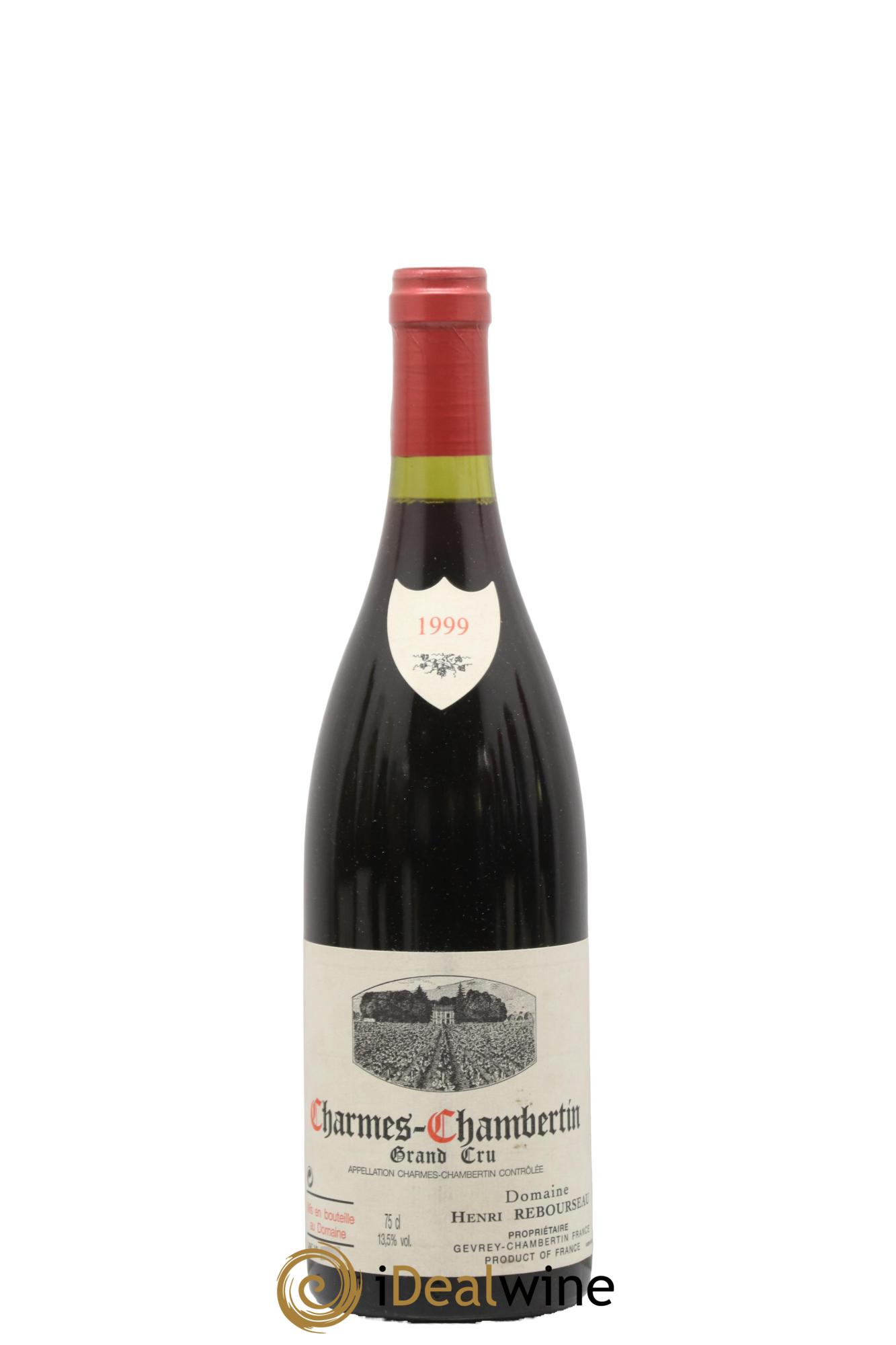 Charmes-Chambertin Grand Cru Henri Rebourseau 1999 - Lot de 1 bouteille - 0