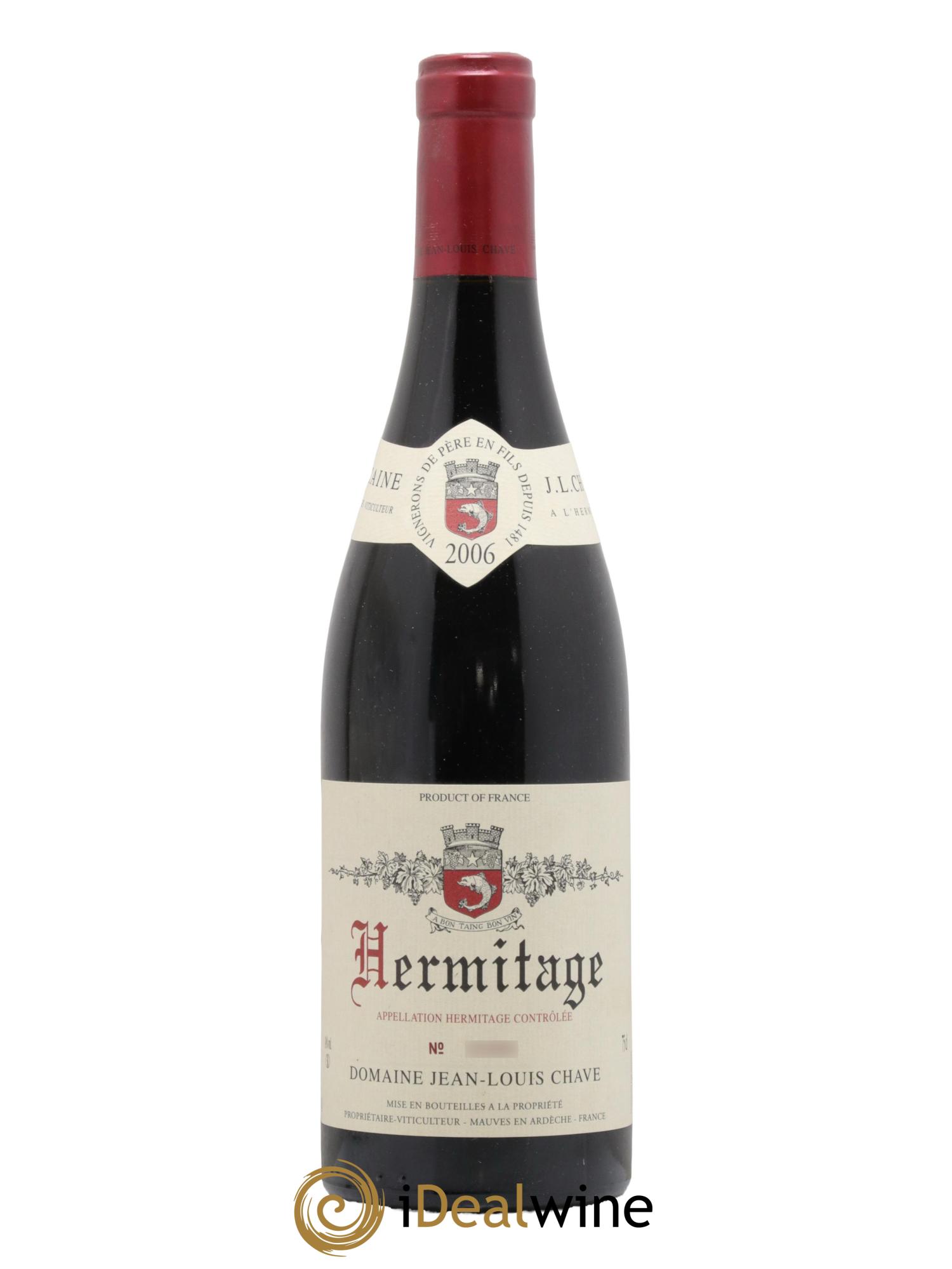 Hermitage Jean-Louis Chave 2006 - Lot de 1 bouteille - 0