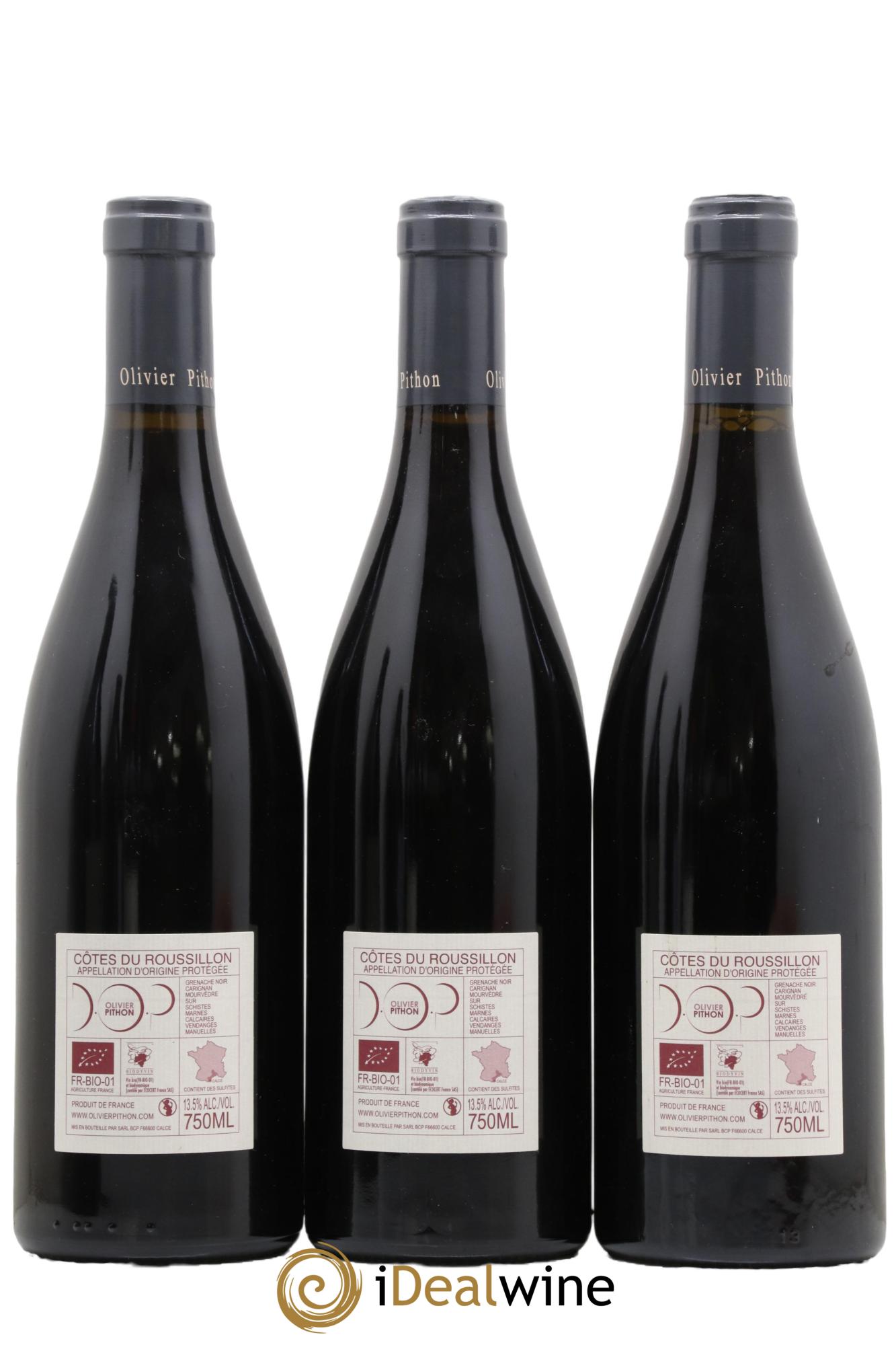 Côtes du Roussillon Olivier Pithon Laïs 2018 - Lot de 3 bouteilles - 1