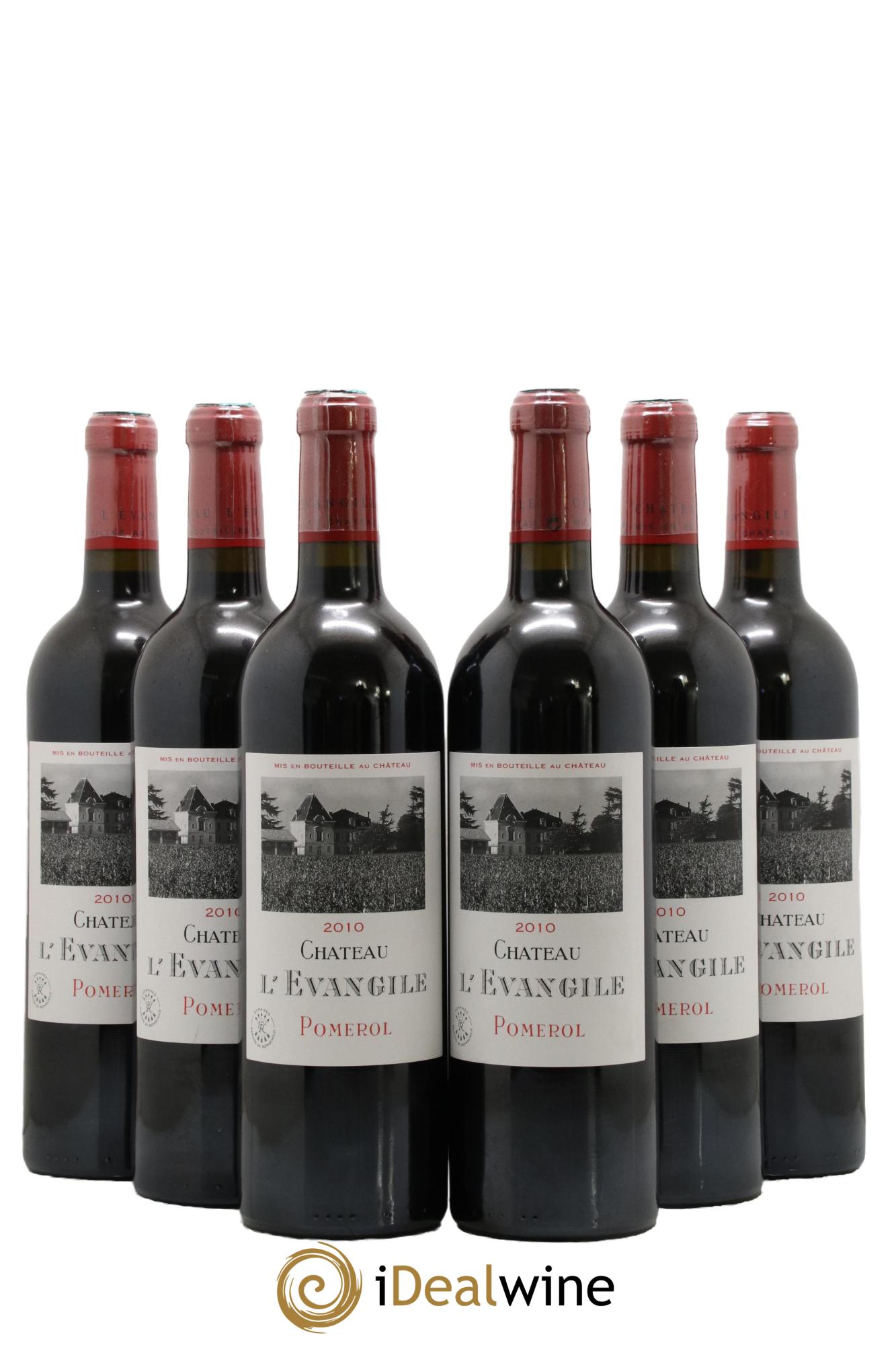 Château l' Évangile 2010 - Lotto di 6 bottiglie - 0