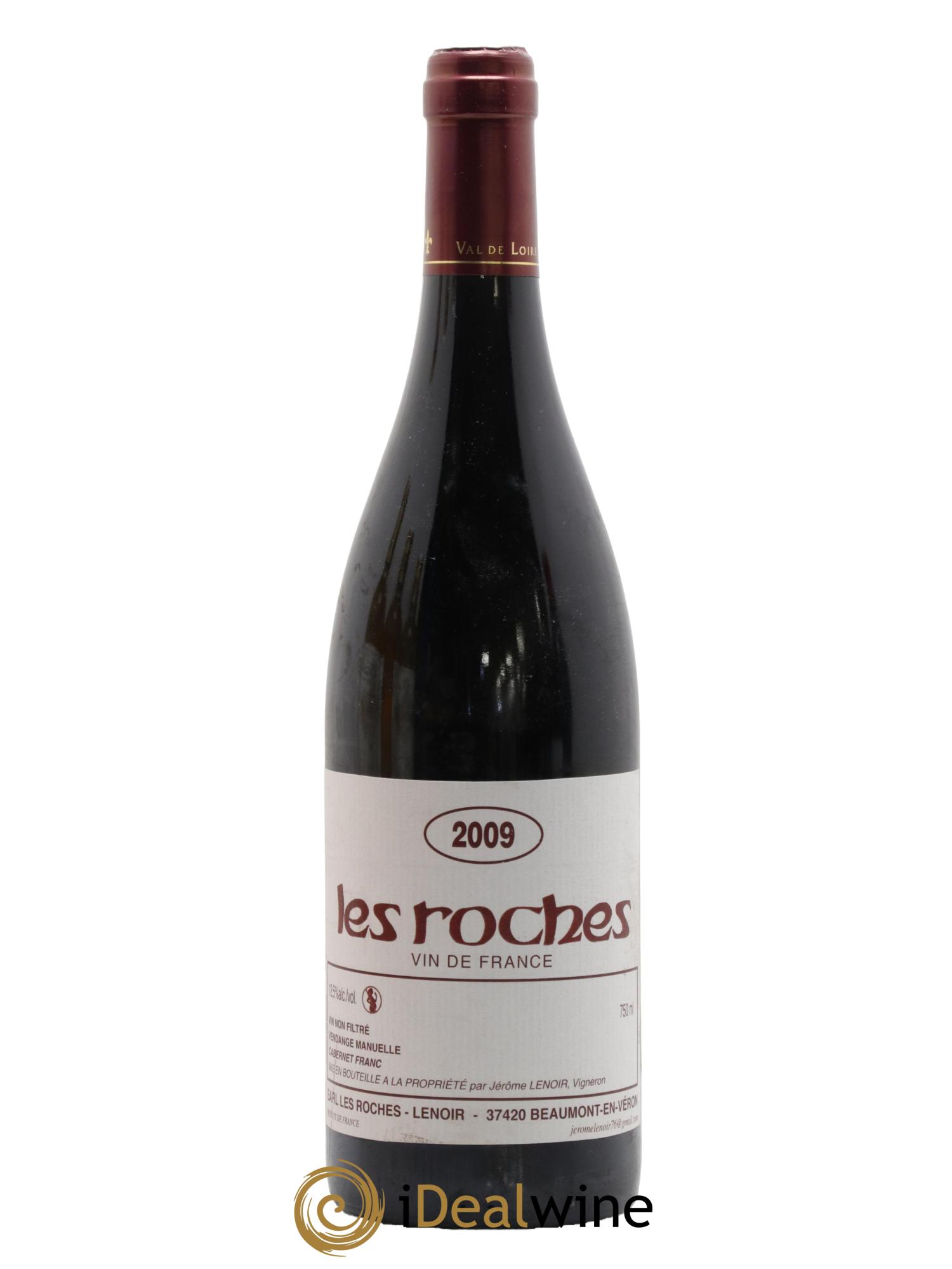 Vin de France Les Roches Lenoir (Domaine) 2009 - Lot de 1 bouteille - 0
