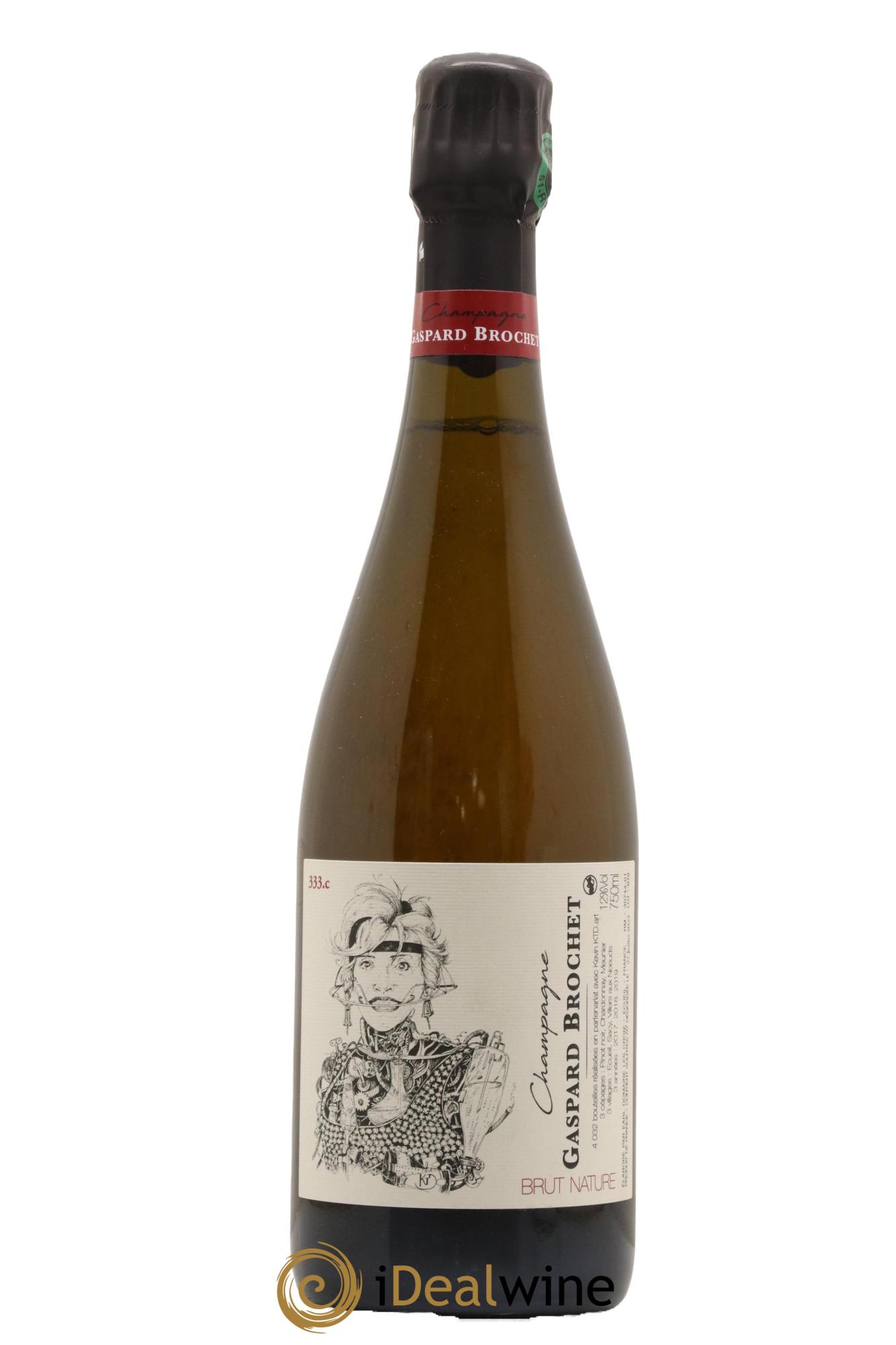 333.c Brut Nature Gaspard Brochet - Lot de 1 bouteille - 0